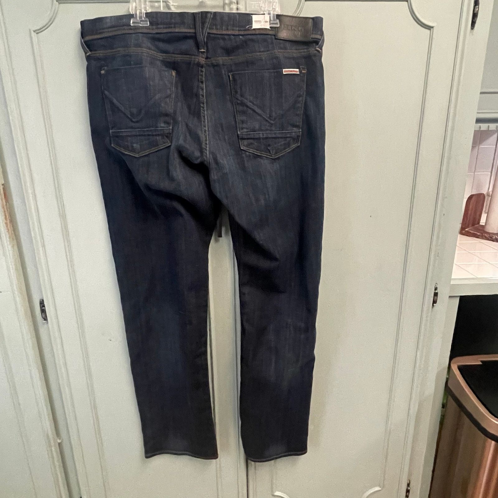 Hudson Hudson Harper Button Fly Mens Jeans Sizes 38 Dark Wash Size US 38 / EU 54 - 4 Thumbnail