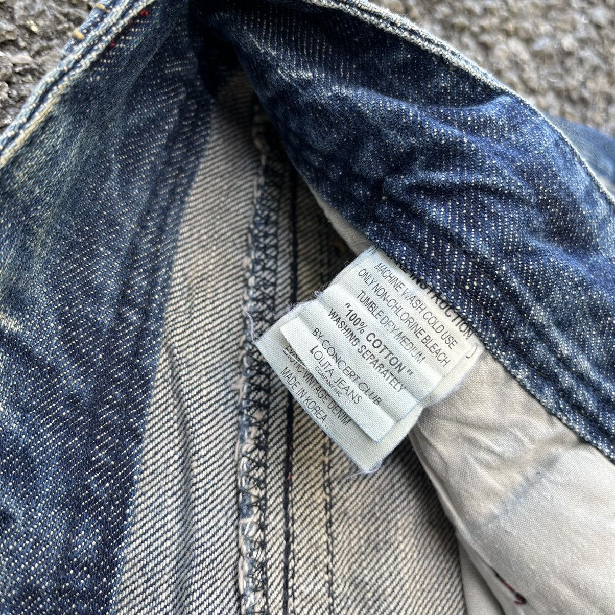 Hysteric Glamour Flared Lolita Jeans Clawmark Distressed Faded Denim Pants Size US 34 / EU 50 - 9 Thumbnail