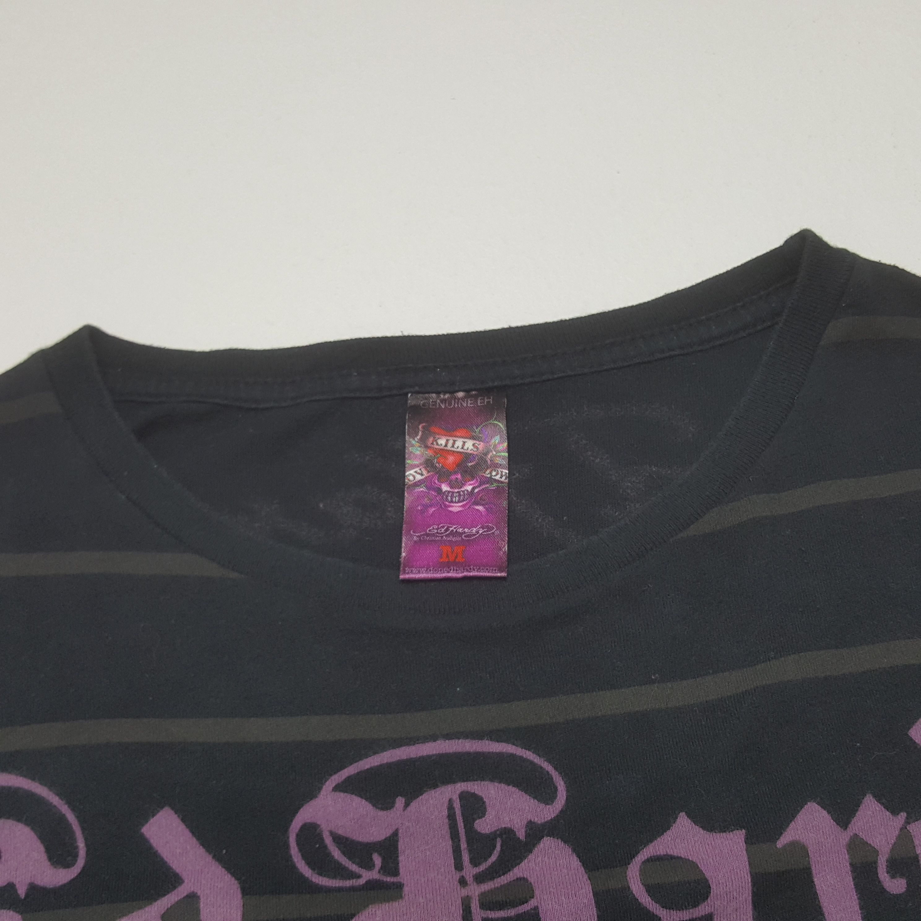 Ed Hardy Vintage Ed Hardy Peace Love & Tattoos Tshirt Size US M / EU 48-50 / 2 - 5 Thumbnail