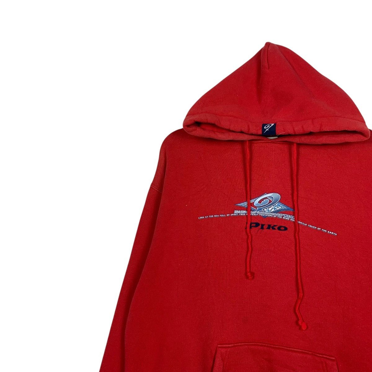Japanese Brand Piko Hawaian Red Pullover Hoodie Size US L / EU 52-54 / 3 - 6 Thumbnail