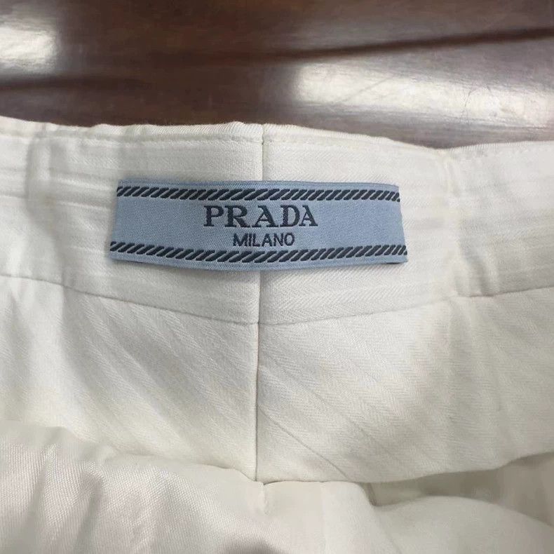 Prada Prada Solid color zipper straight casual pants 2503-Nextarr Size US 38 / EU 54 - 3 Thumbnail