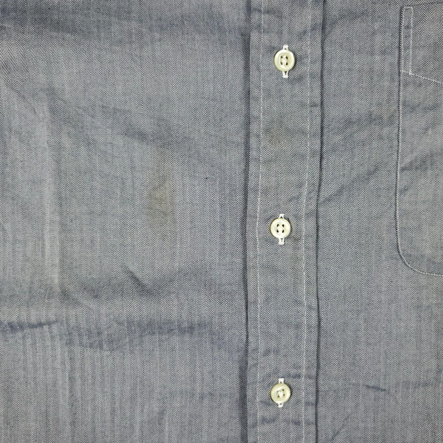 Ralph Lauren Ralph Lauren Gray Button-Up Shirt Mens Medium Long Sleeve Regular Fit Size US M / EU 48-50 / 2 - 5 Thumbnail