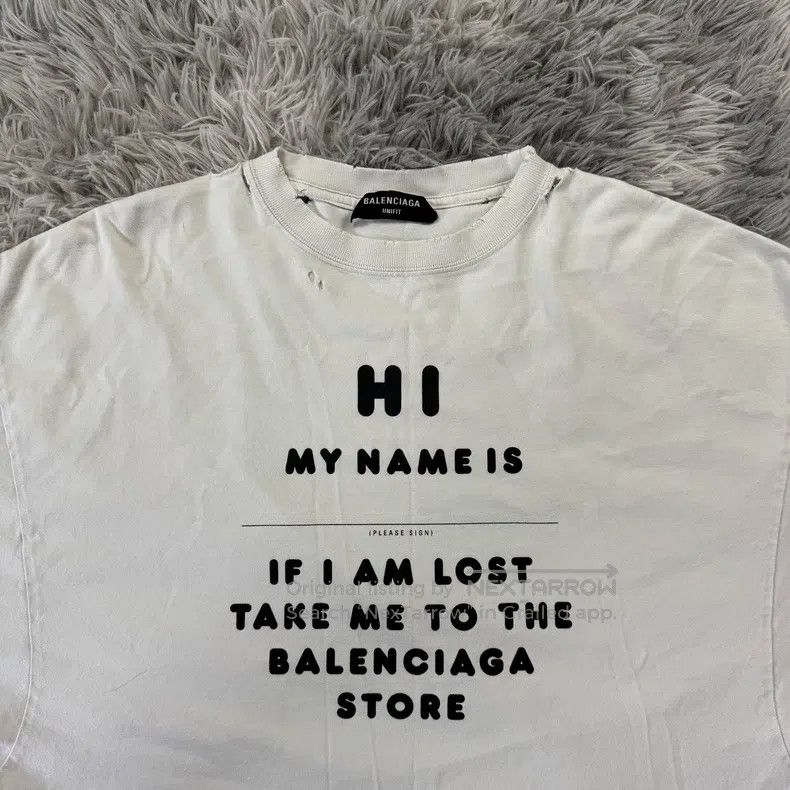 Balenciaga Balenciaga Slogan Short Sleeve Size US XXS / EU 40 - 3 Thumbnail