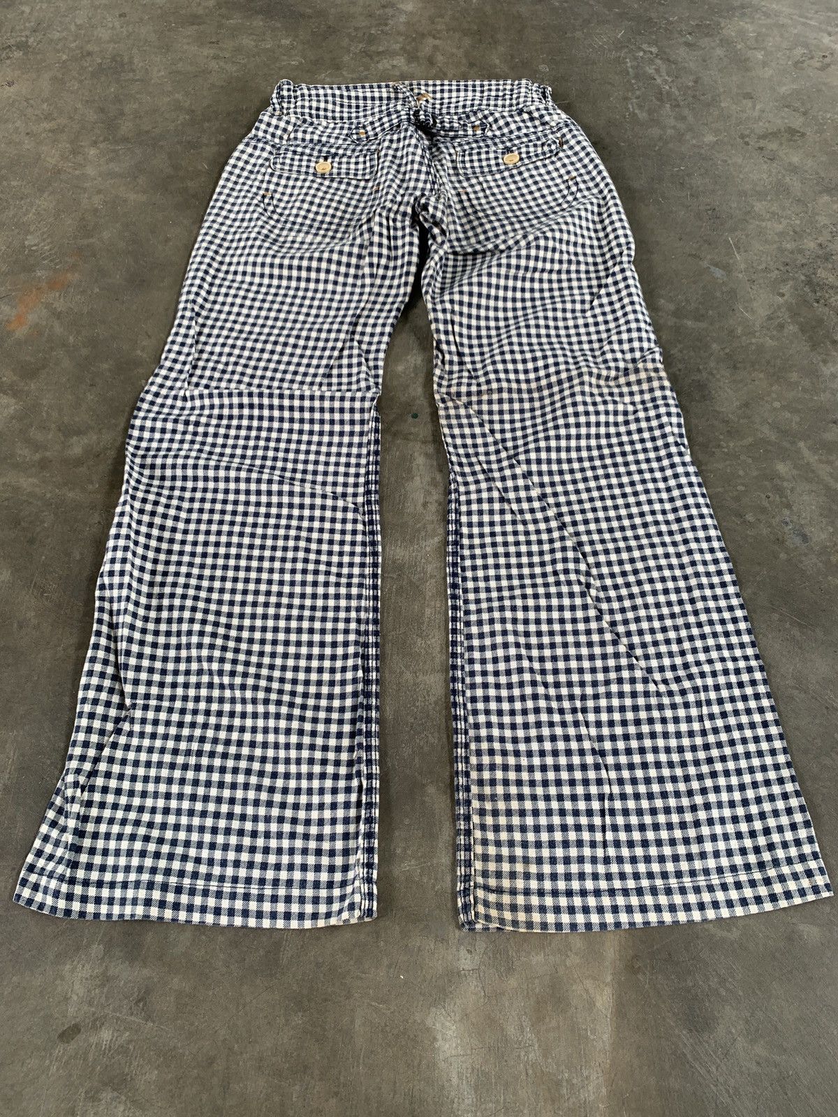 Japanese Brand Betty smith checkered unique pants Size 28" / US 6 / IT 42 - 2 Thumbnail