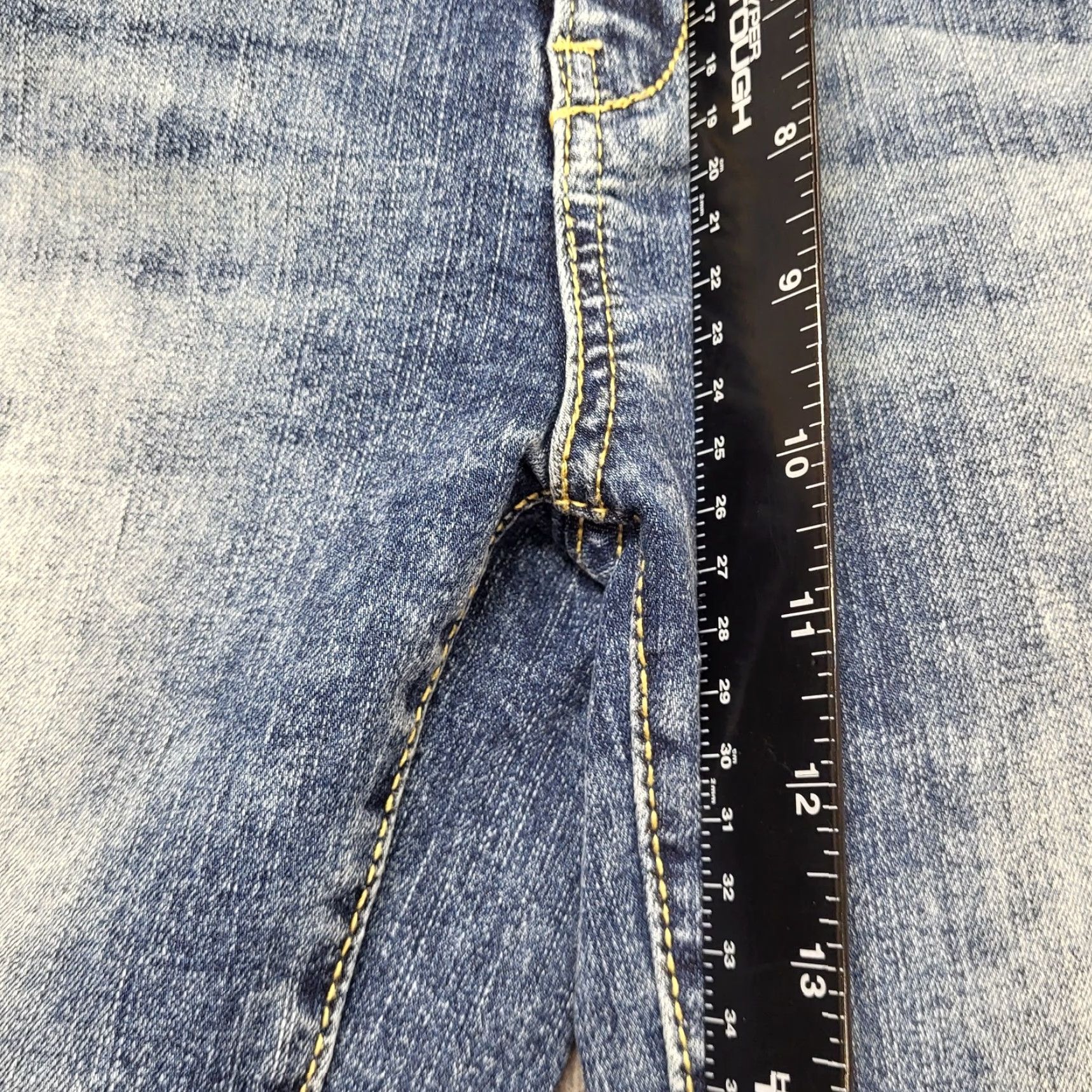 Levi's Levi's Denizen Jeans Women's 7 W28 Ultr High-Rise Ankle Jeggings Acid Wash Denim Jeans Women's 90s Beach Size 28" / US 6 / IT 42 - 6 Thumbnail