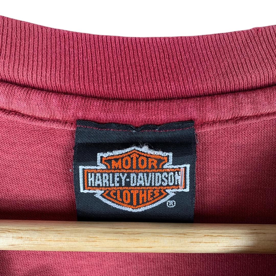 Harley Davidson Vintage 90s HARLEY DAVIDSON sturgis big logo spellout tee Size US XL / EU 56 / 4 - 3 Thumbnail