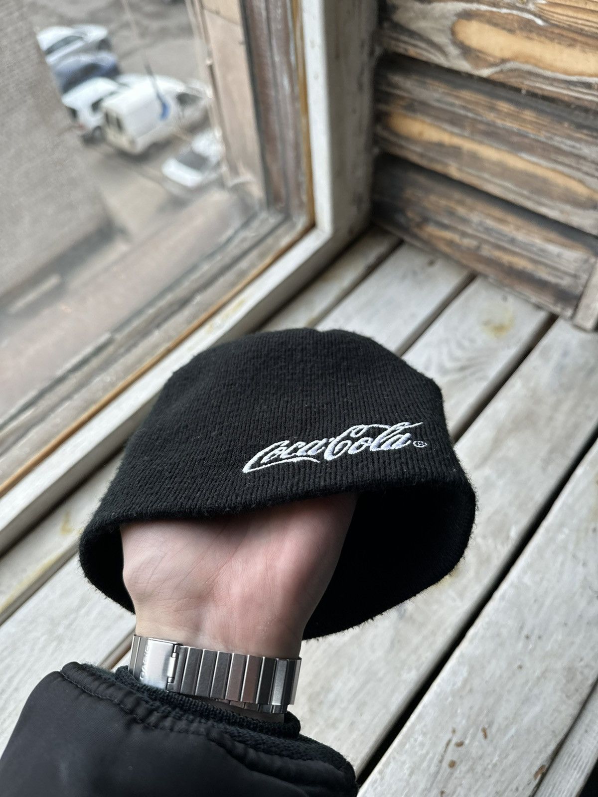 Coca Cola × Vintage 🚨Coca Cola Y2K Vintage Hat Pom Pom beanie hat coca cola Size ONE SIZE - 4 Thumbnail