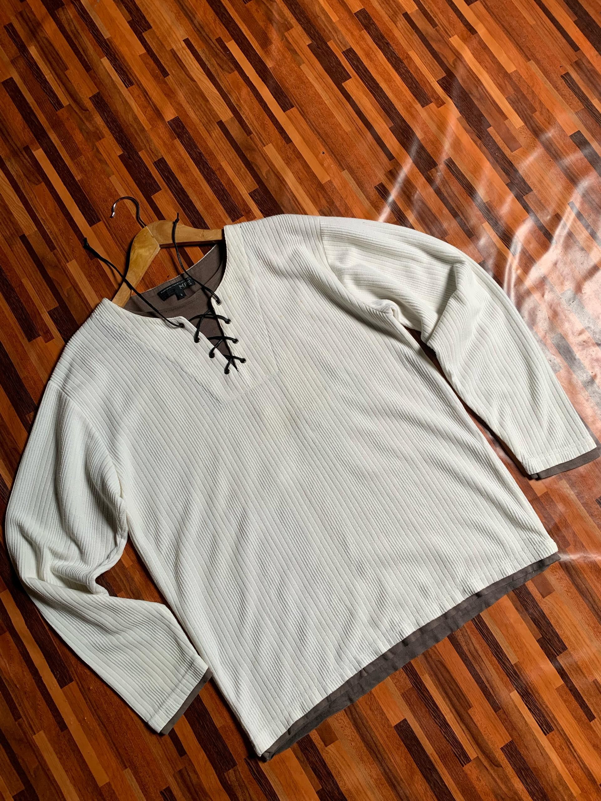 Vintage Vintage Japanese Brand MFE Long Sleeve T-Shirt Size US L / EU 52-54 / 3 - 1 Thumbnail