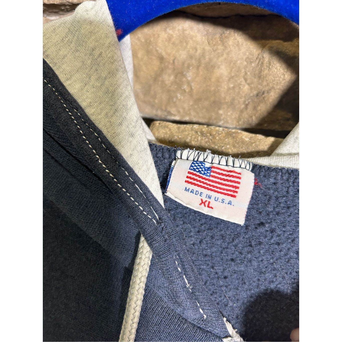 Vintage XL - Vintage 1990s Tommy USA Made sweatshirt Crewneck Velvet Size US XL / EU 56 / 4 - 4 Thumbnail