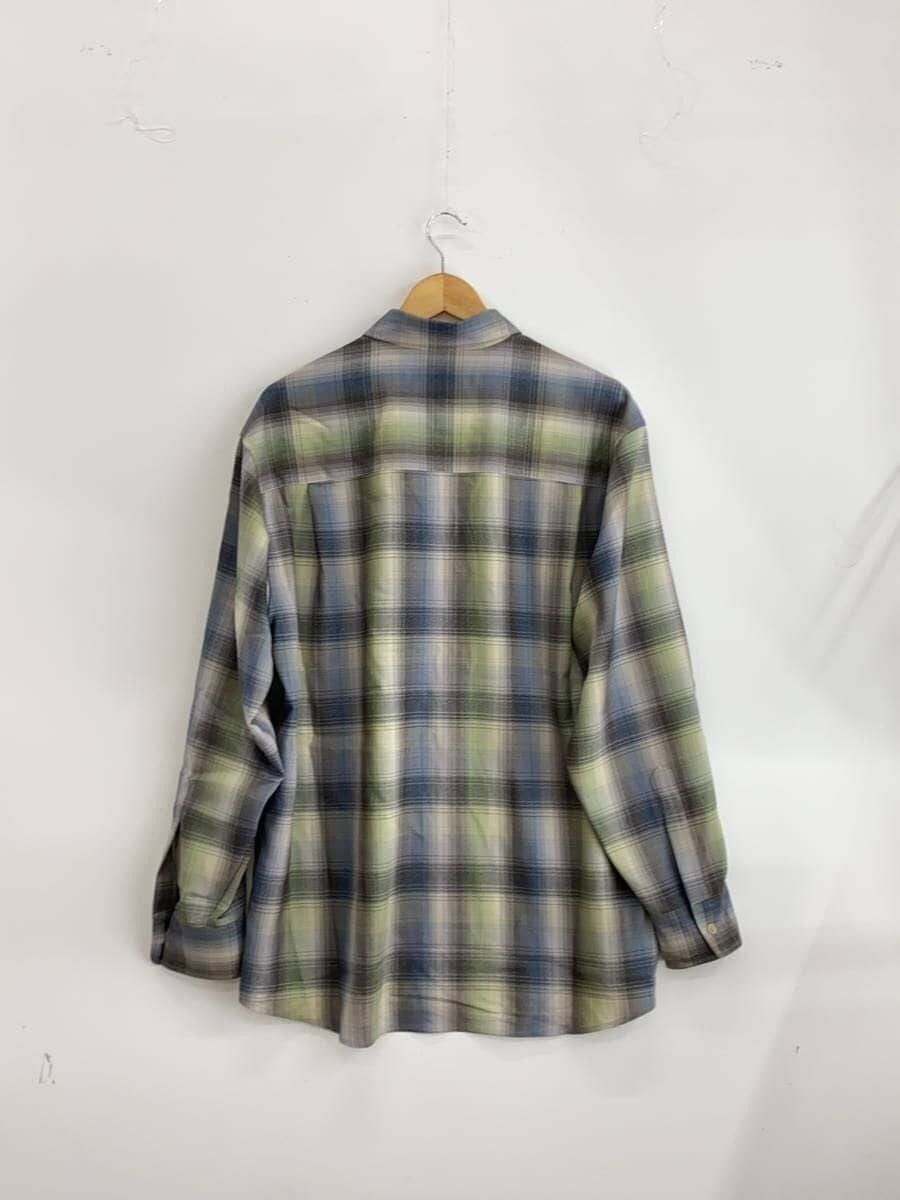 Auralee Green Super Light Wool Check Shirt 25aw Size US XL / EU 56 / 4 - 1 Thumbnail