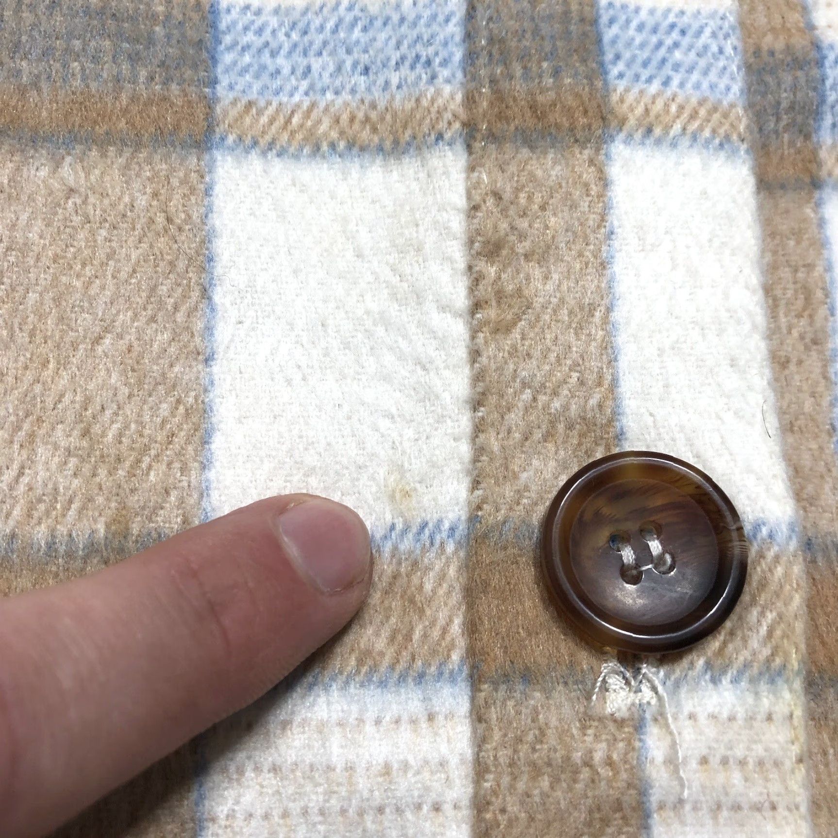 Anthropologie Anthropologie Avec Les Filles Shacket Brown White Plaid Button Up Jacket Womens Small Outdoor Classic Designer Vintage Touch Size S / US 4 / IT 40 - 4 Thumbnail