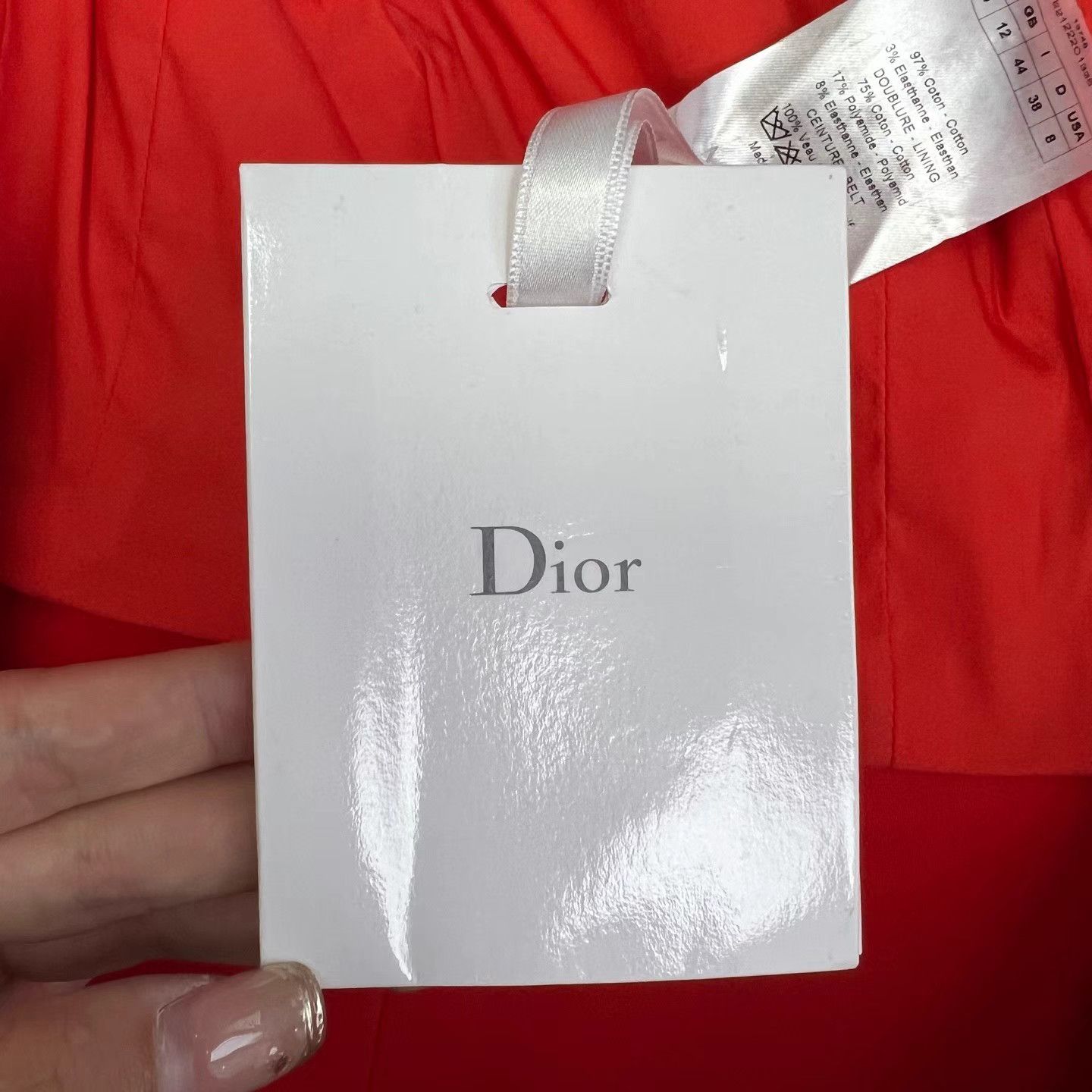 Dior Dior Classic Red Pocket Waist-Fit Short Sleeve Blazer K12 Size S / US 4 / IT 40 - 6 Thumbnail
