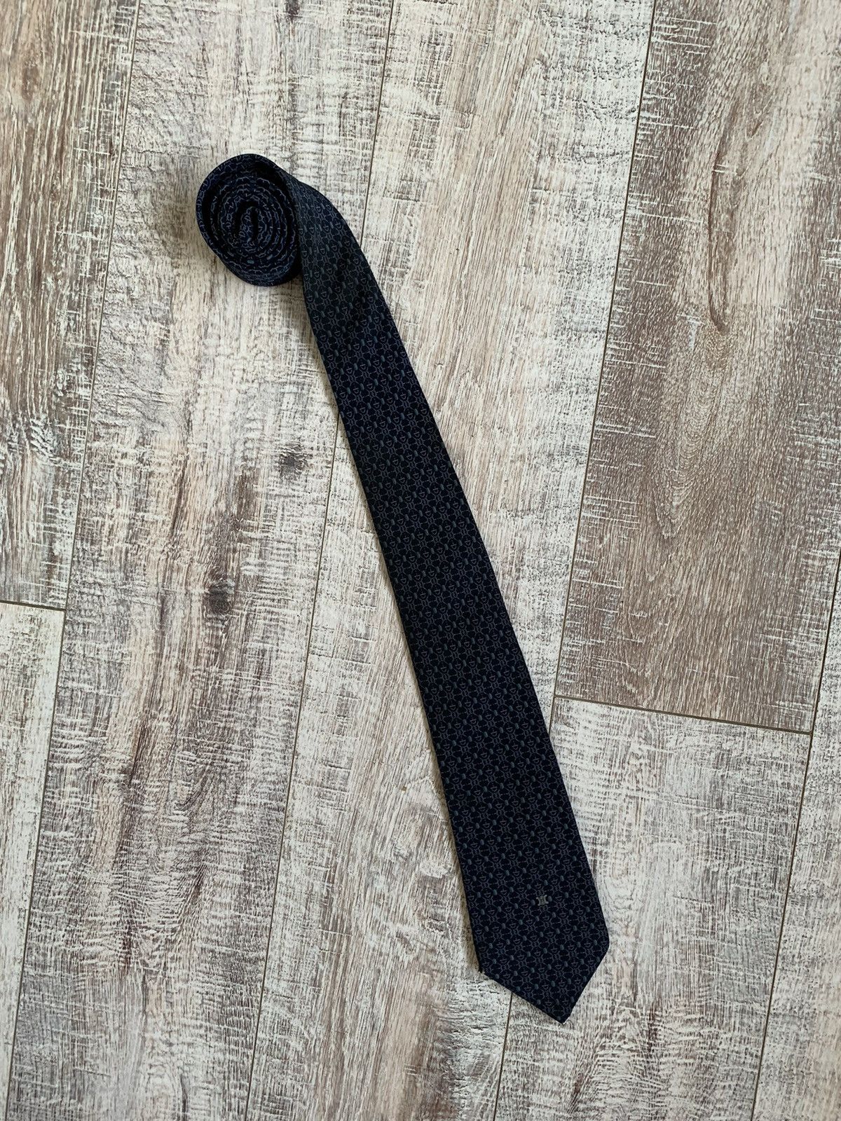 Celine × Vintage Vintage Celine Paris Silk Tie Size ONE SIZE - 2 Thumbnail