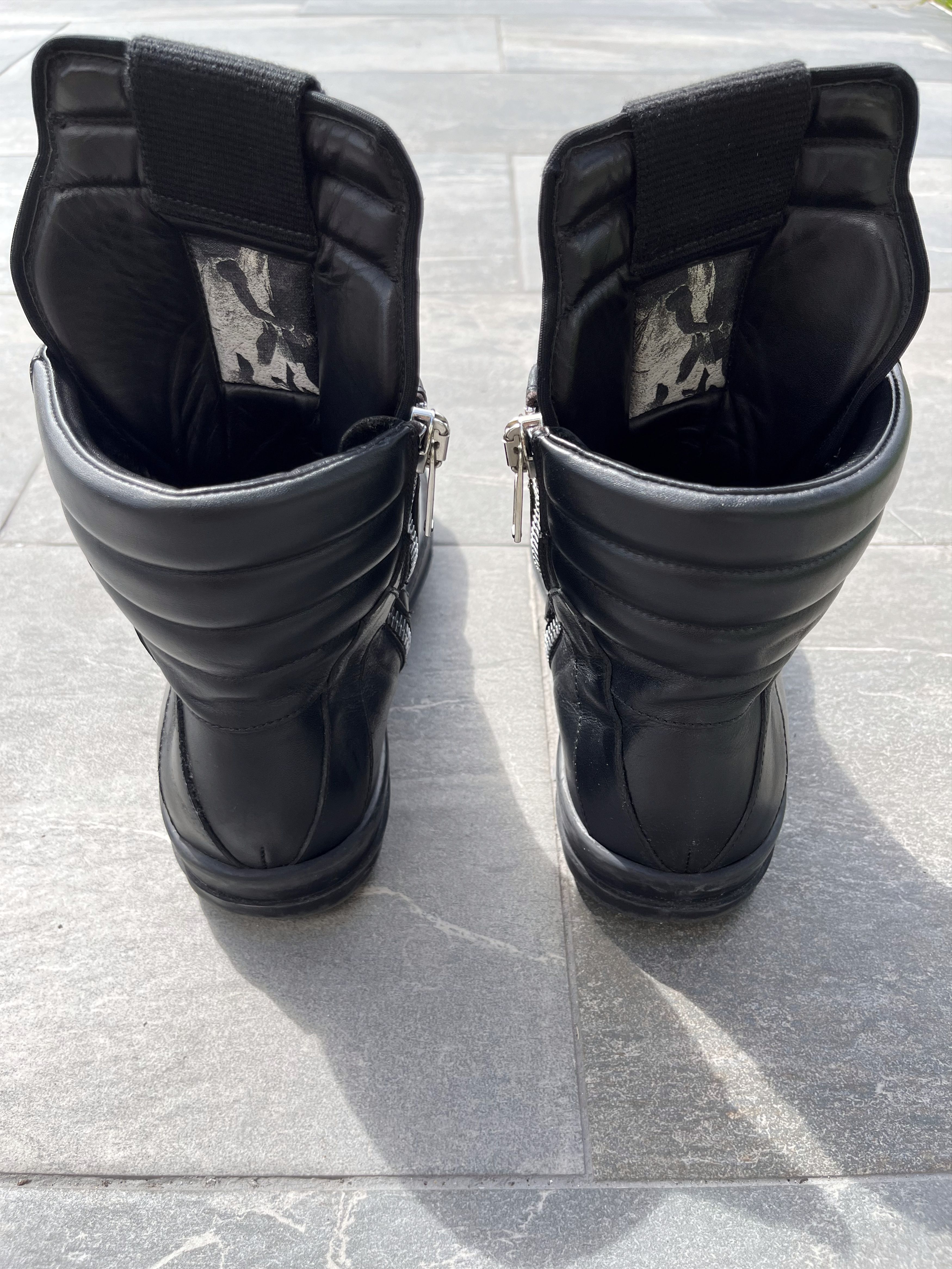 Rick Owens Rick Owens SS18 Dirt Black Geo Basket Sneakers Size US 7.5 / EU 40-41 - 4 Thumbnail