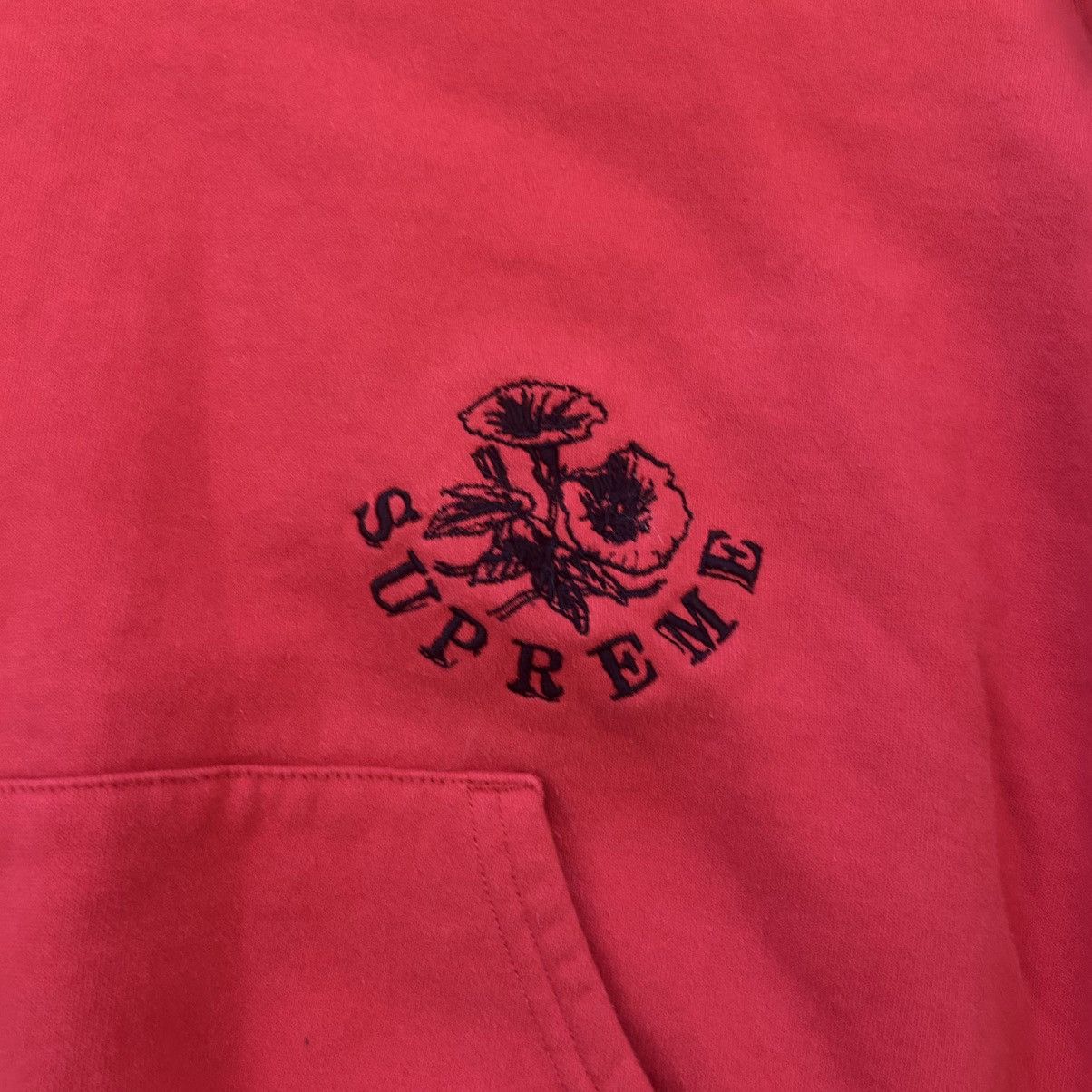 Supreme Supreme Wild Embroidered Hooded Sweatshirt Red Medium Size US M / EU 48-50 / 2 - 2 Thumbnail