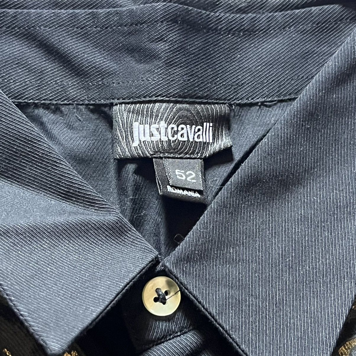 Just Cavalli Just Cavalli Black Printed Button Up Shirt Size 52 Size US L / EU 52-54 / 3 - 3 Thumbnail