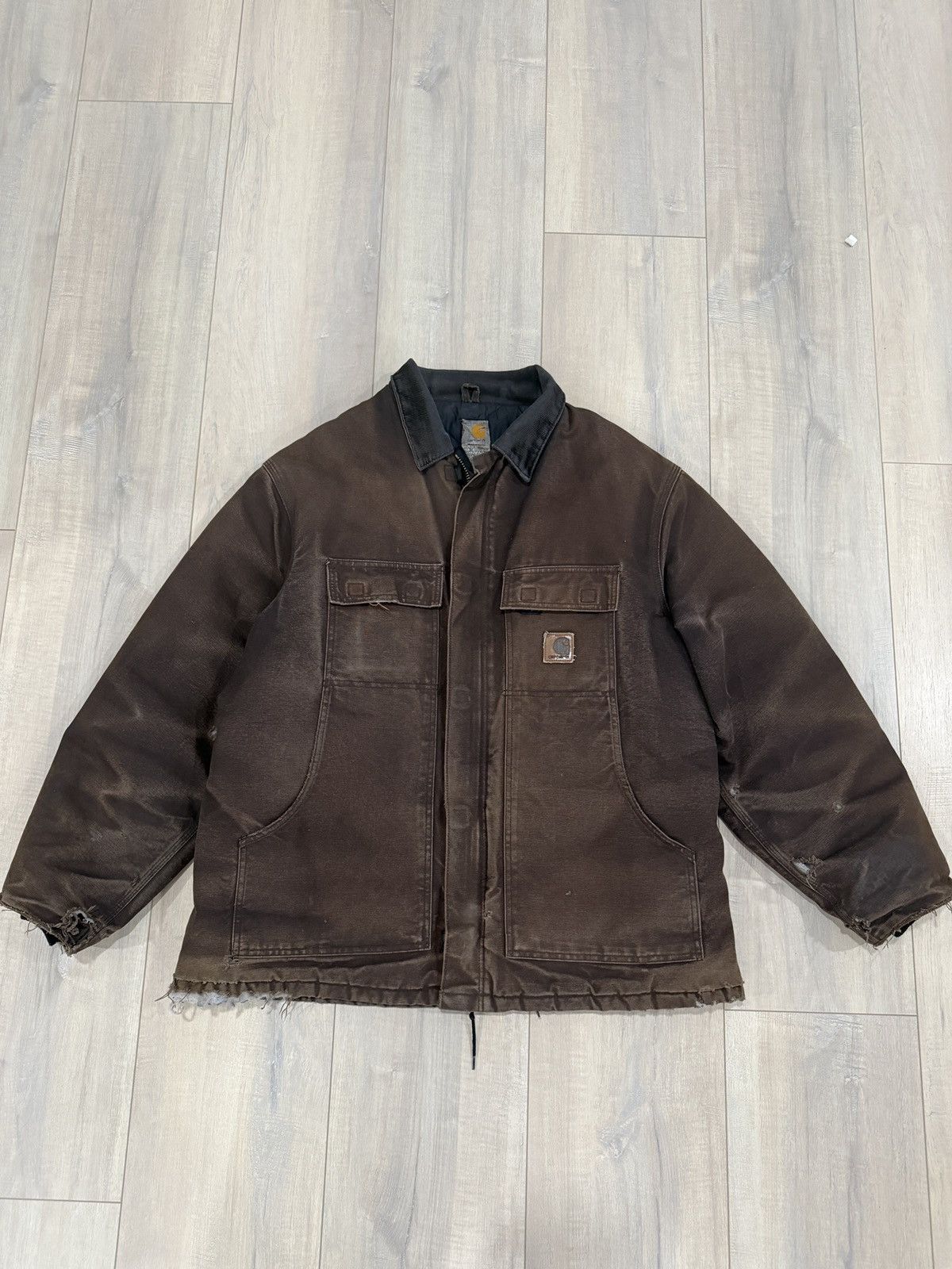 Carhartt VTG Carhartt Workwear Jacket Size US XL / EU 56 / 4 - 1 Thumbnail