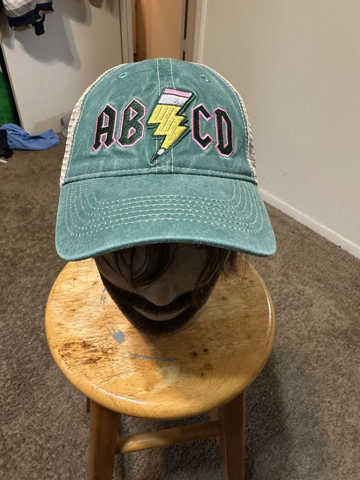 Nike VINTAGE ABCD Rock band “ triple green” hat 00s Size ONE SIZE - 2 Thumbnail