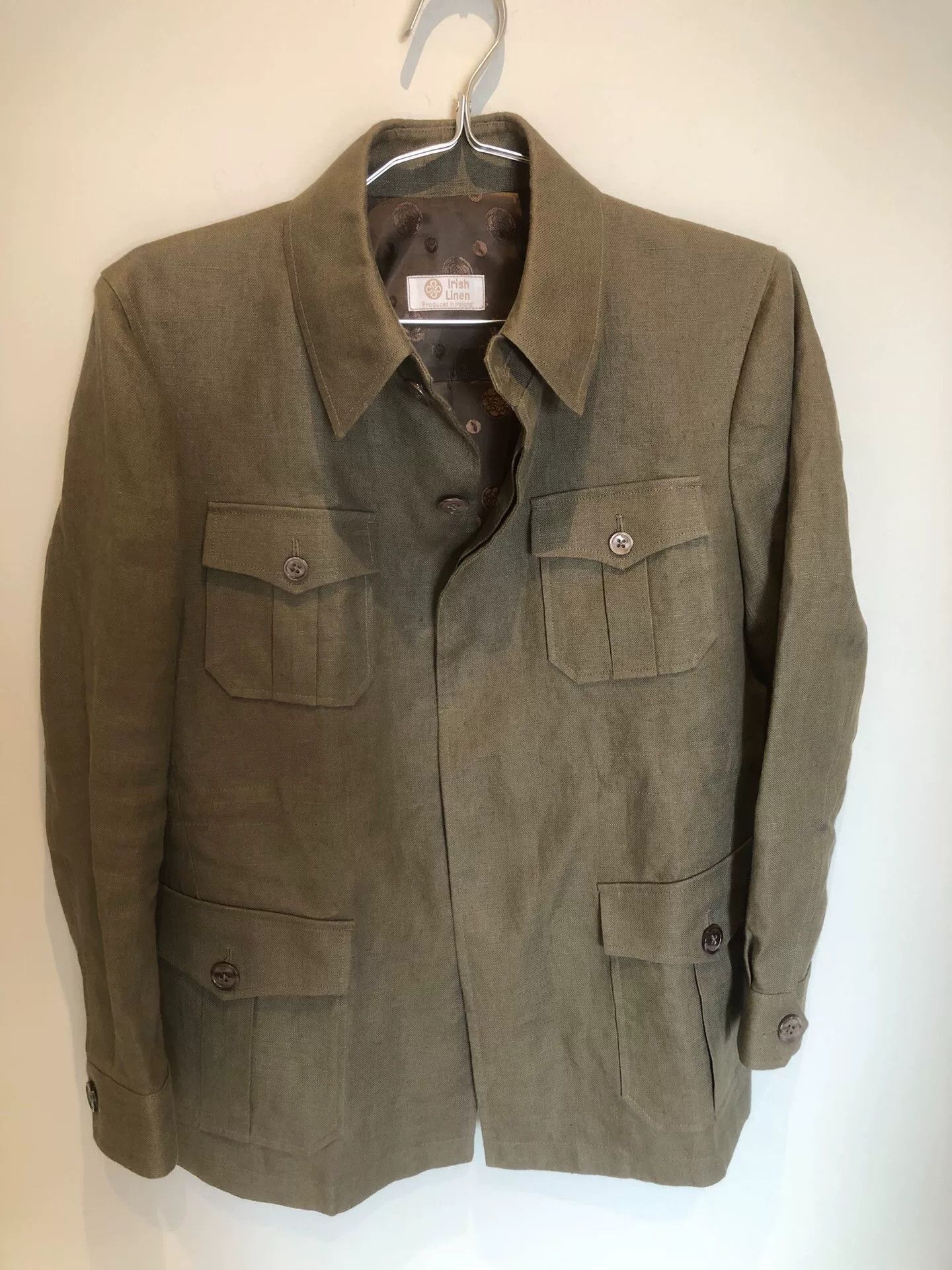 Japanese Brand Brooks Brothers Men's Linen Zhongshan Suit Size US M / EU 48-50 / 2 - 1 Thumbnail