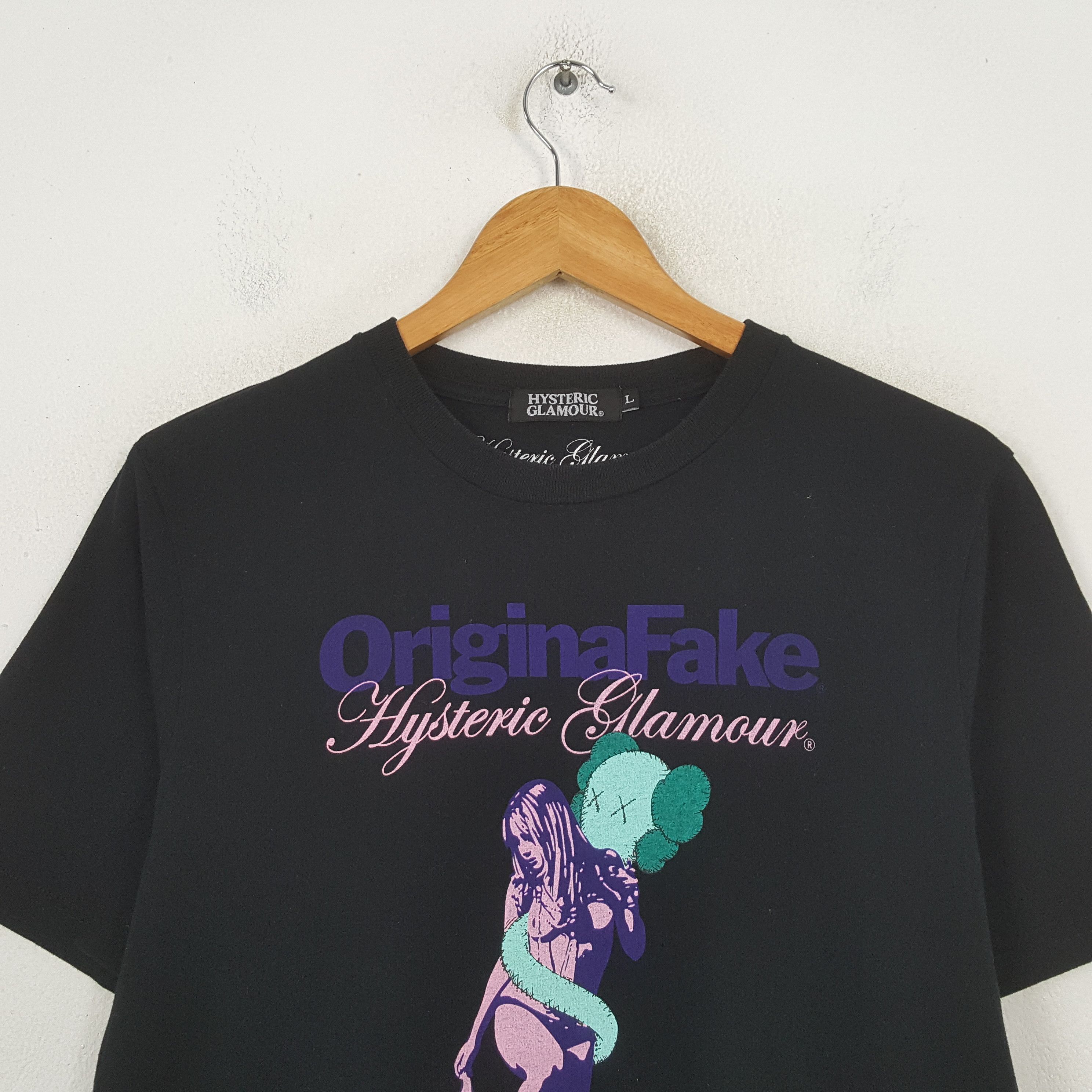 Hysteric Glamour Vintage Originafake x Hysteric Glamour Brand T-Shirt C301N41 Size US S / EU 44-46 / 1 - 2 Thumbnail