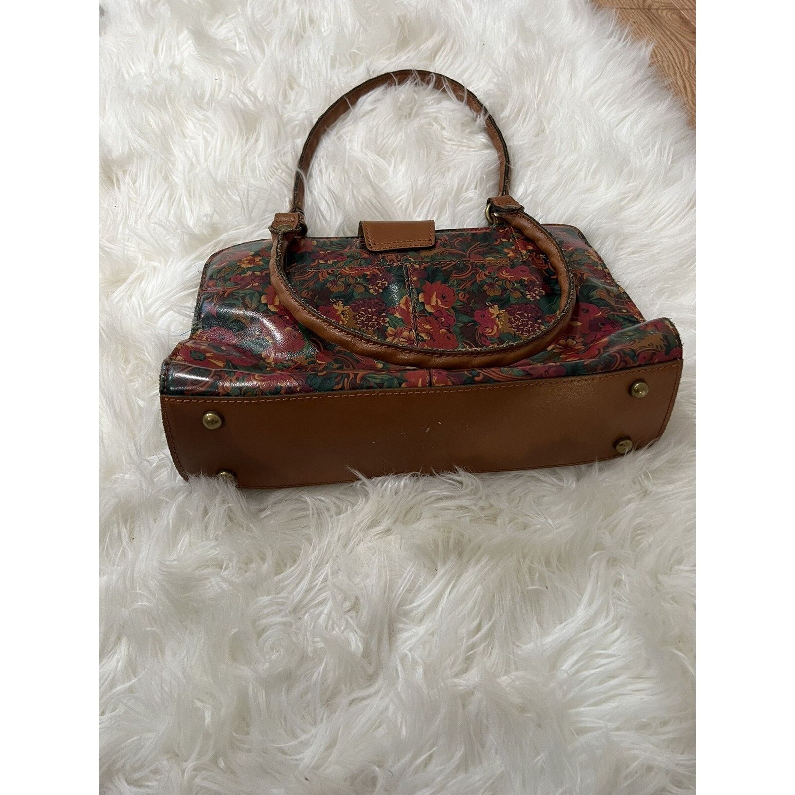 PATRICIA NASH SATCHEL Bag RUSTIC NATURE PRINT B000575