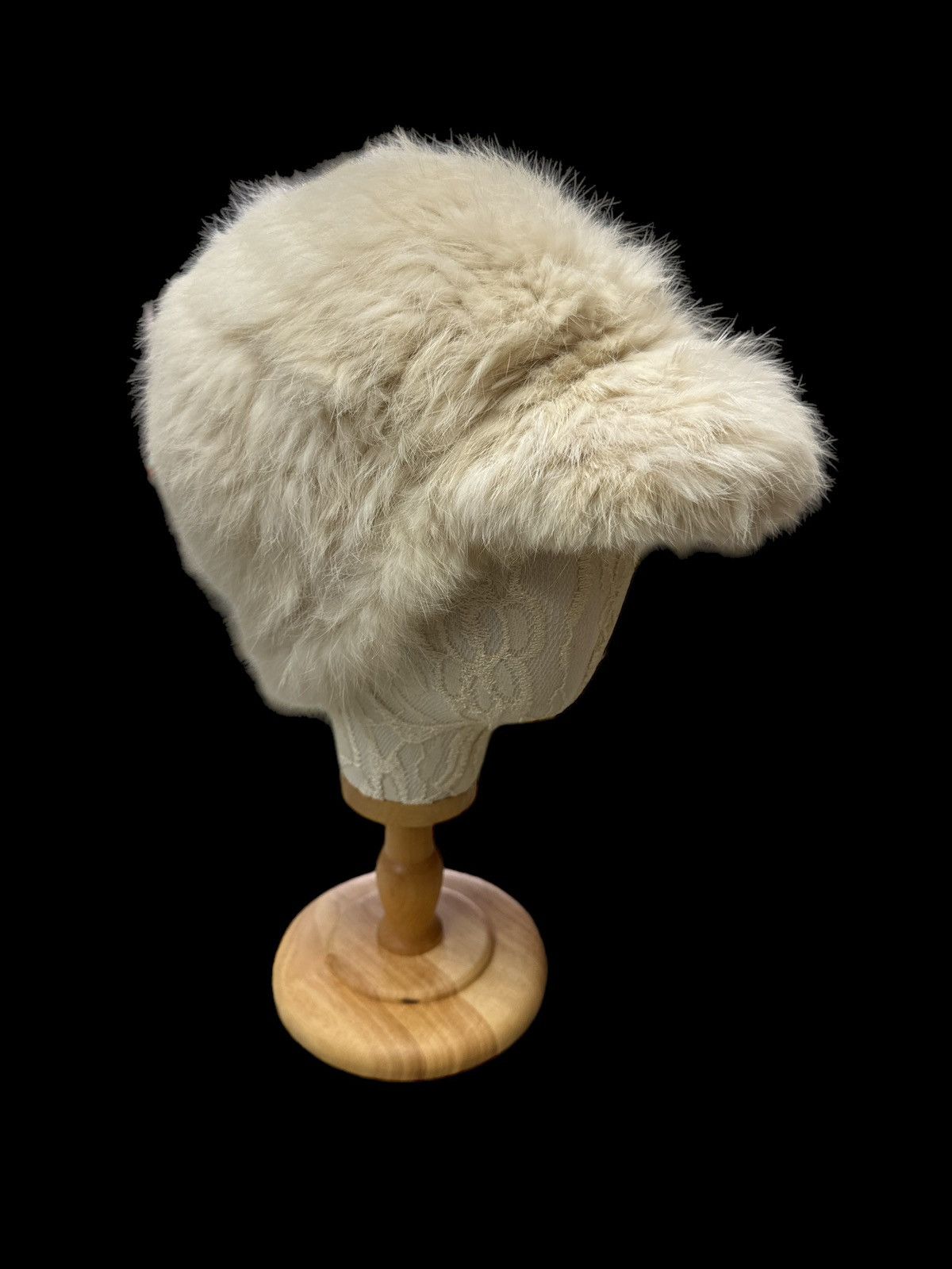 Japanese Brand JILL STUART RABBIT FUR BEANIE HAT Size ONE SIZE - 1 Thumbnail