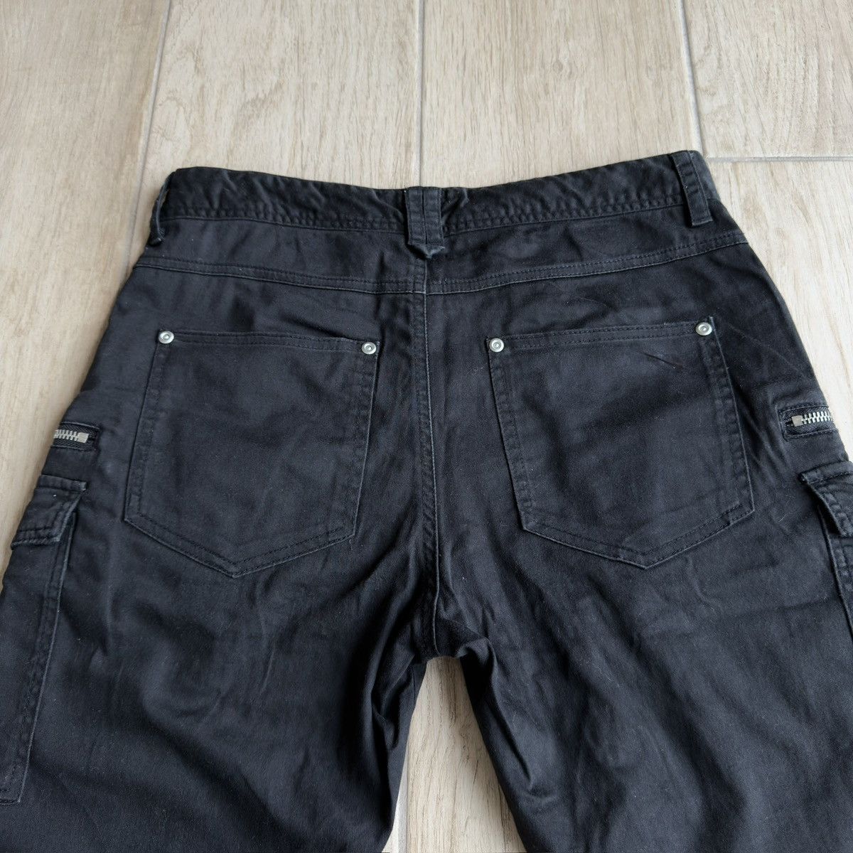 semanticdesign Brushed Cotton Zipper Cargo Stacked Pants Size US 31 - 4 Thumbnail