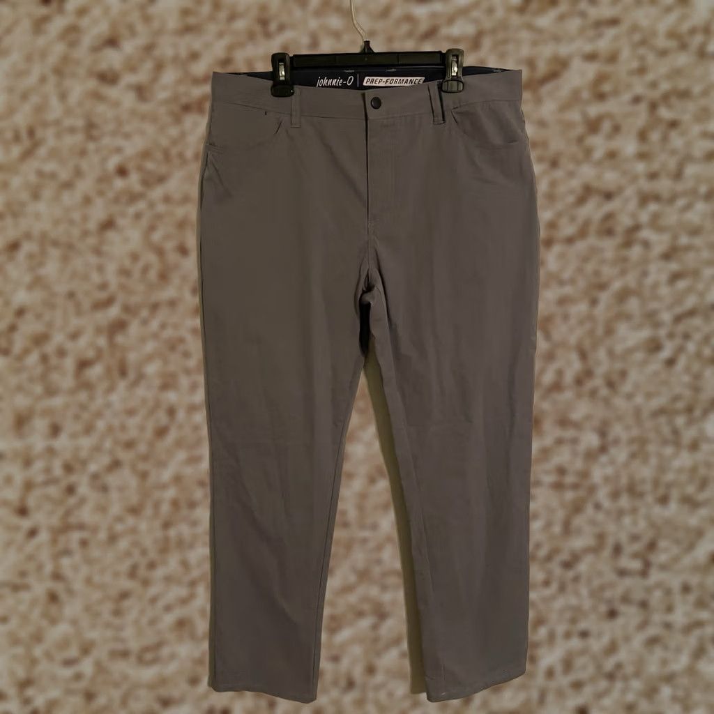 johnnie-O johnnie-O Marin Prep-Formance Pants JMPA1200 Cloudbreak Bamboo Men's 38x34 Size US 38 / EU 54 - 1 Thumbnail