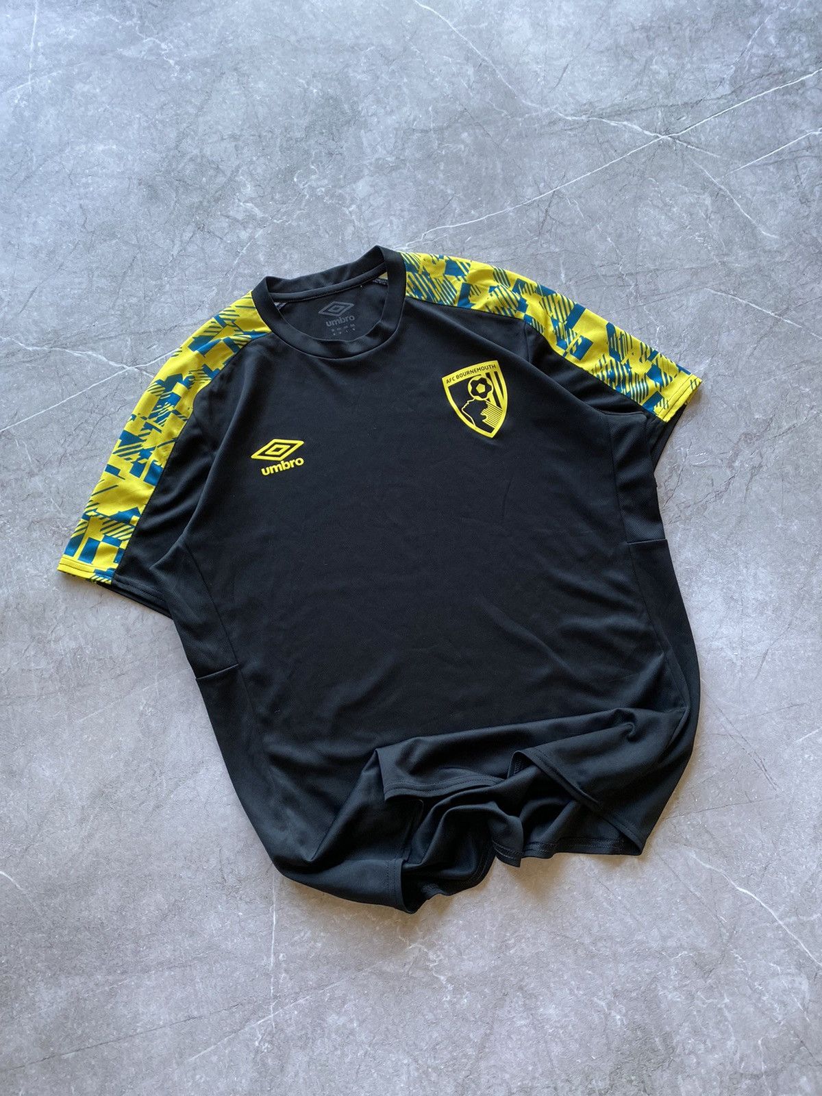 BOILER ROOM　×　UMBRO/ FB Jersy Umbro x Boiler Room Football Jersey - Black | Garmentory