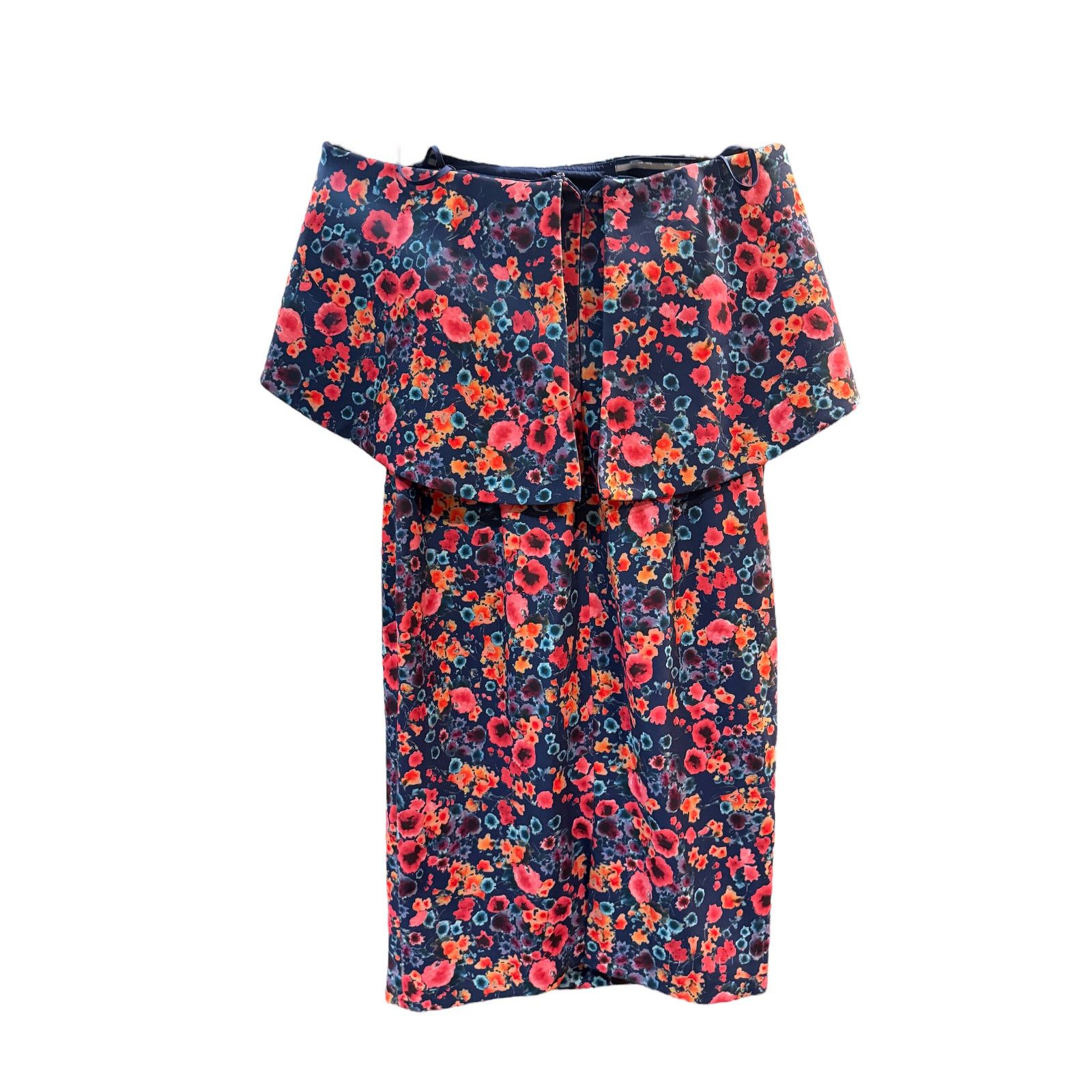 Badgley Mischka Badgley Mischka Floral Popover Sheath Strapless Dress 2 Size XS / US 0-2 / IT 36-38 - 4 Thumbnail