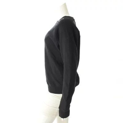 Maison Margiela oc11z1225 Logo Sweatshirt in Black Size M / US 6-8 / IT 42-44 - 2 Thumbnail