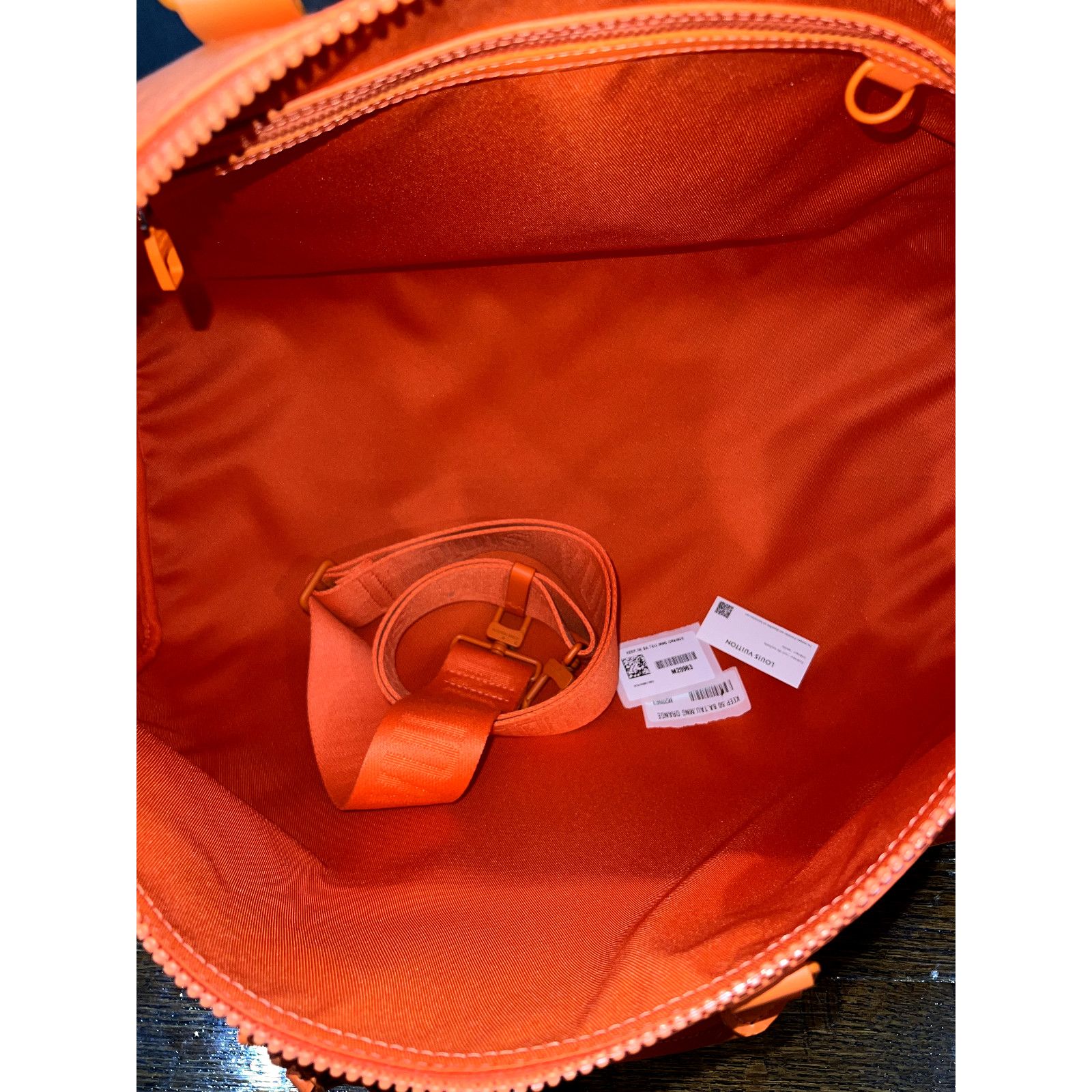 Louis Vuitton Louis Vuitton Keepall Bandouliere Leather Weekend Travel Bag Size ONE SIZE - 11 Thumbnail