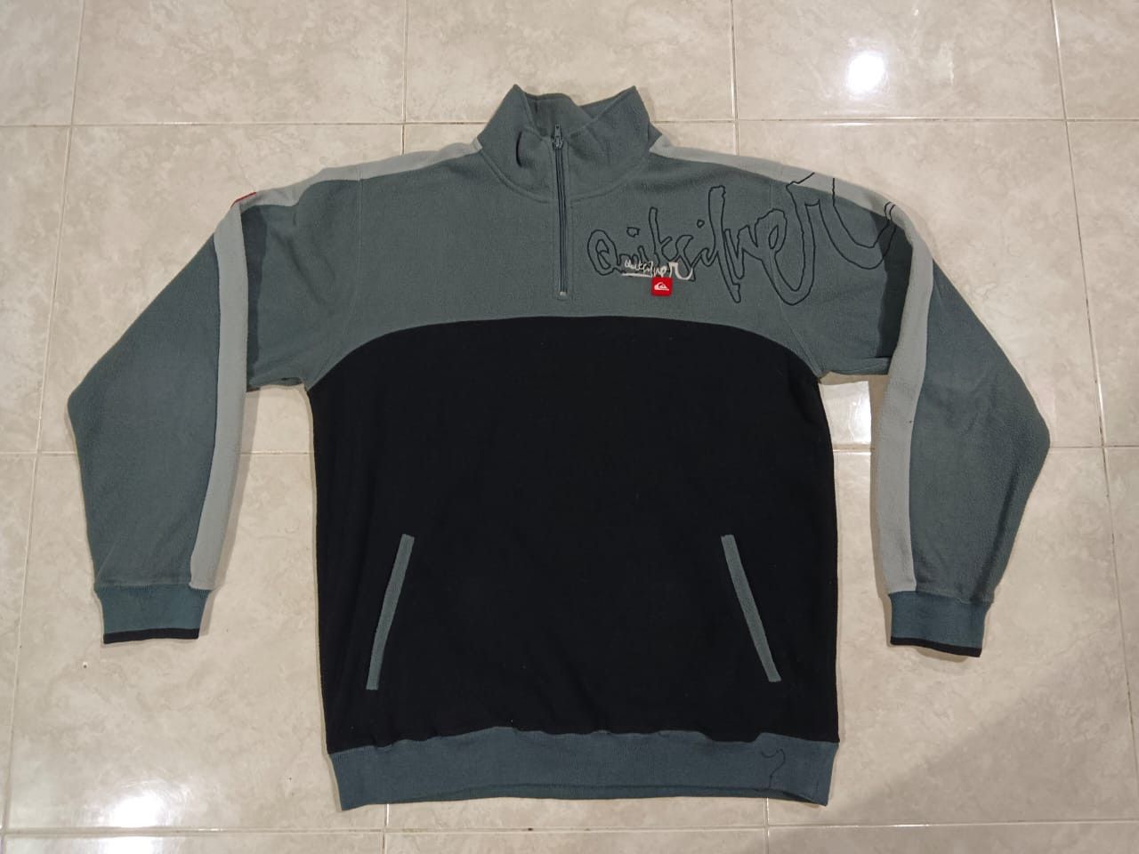 Quicksilver × Quiksilver Quicksilver backhit logo fleece jacket Size US L / EU 52-54 / 3 - 1 Thumbnail