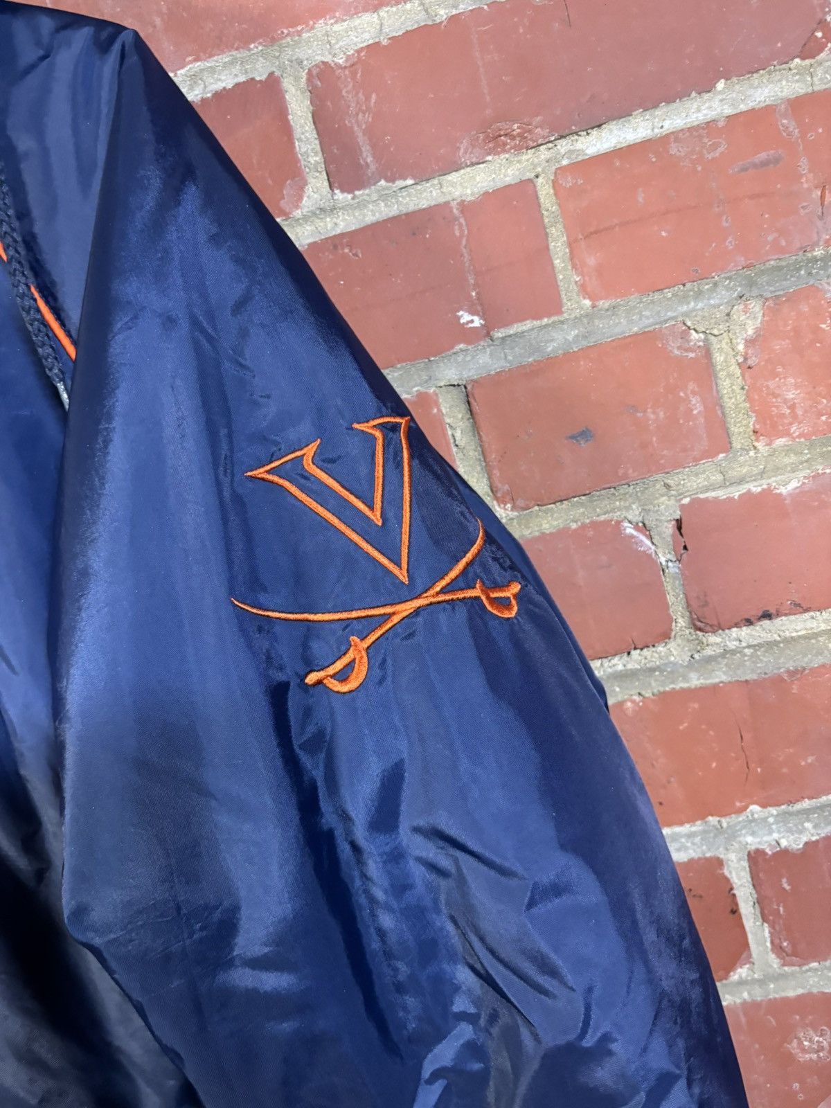 Starter VTG Y2k Starter Jacket University of Virginia Cavaliers L Size US L / EU 52-54 / 3 - 3 Thumbnail
