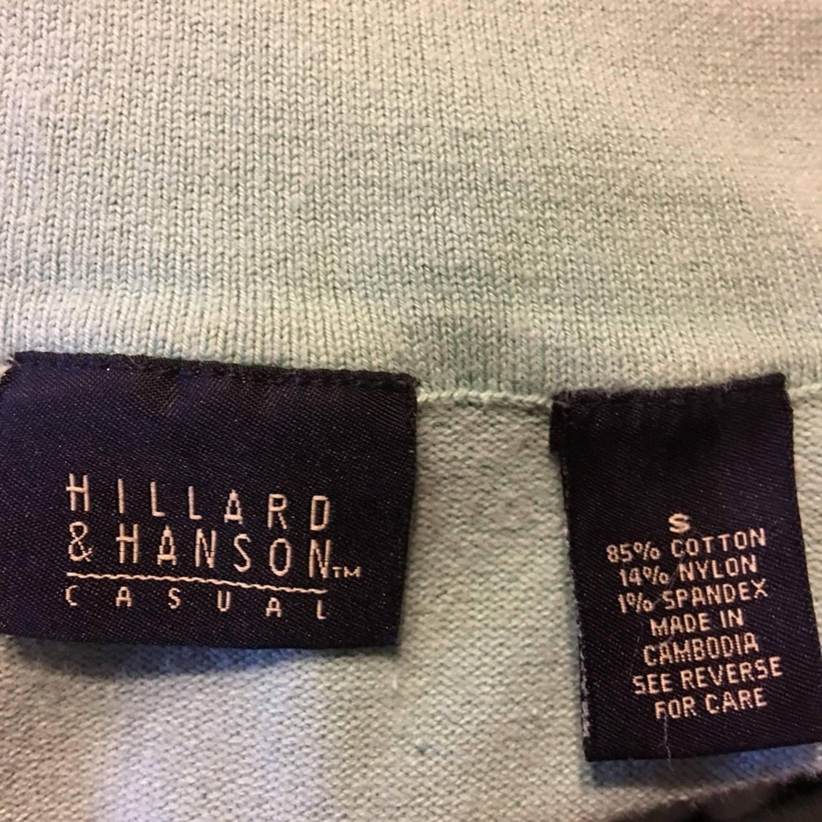 Vintage Hillard & Hansen blue collared long sleeve sweater Size S / US 4 / IT 40 - 6 Thumbnail