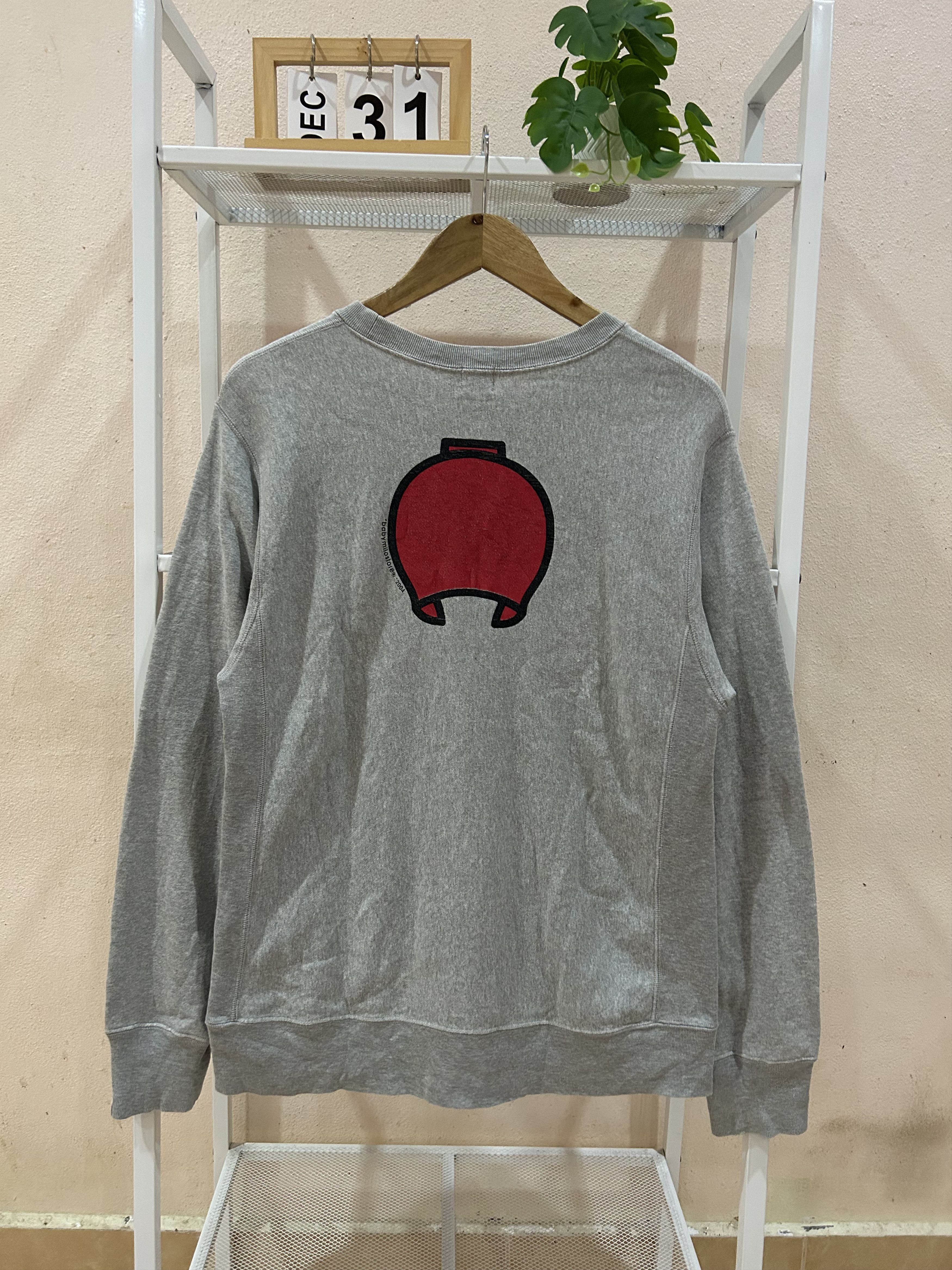 Bape OG Vintage 2004 Baby Milo Store Crewneck Sweatshirts Size US S / EU 44-46 / 1 - 3 Thumbnail