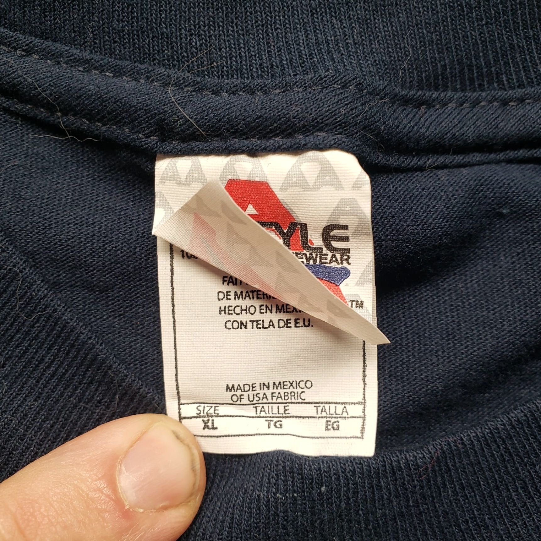 Vintage VINTAGE America Bald Eagle Shirt XL Men Blue Short Sleeve Size US XL / EU 56 / 4 - 3 Thumbnail