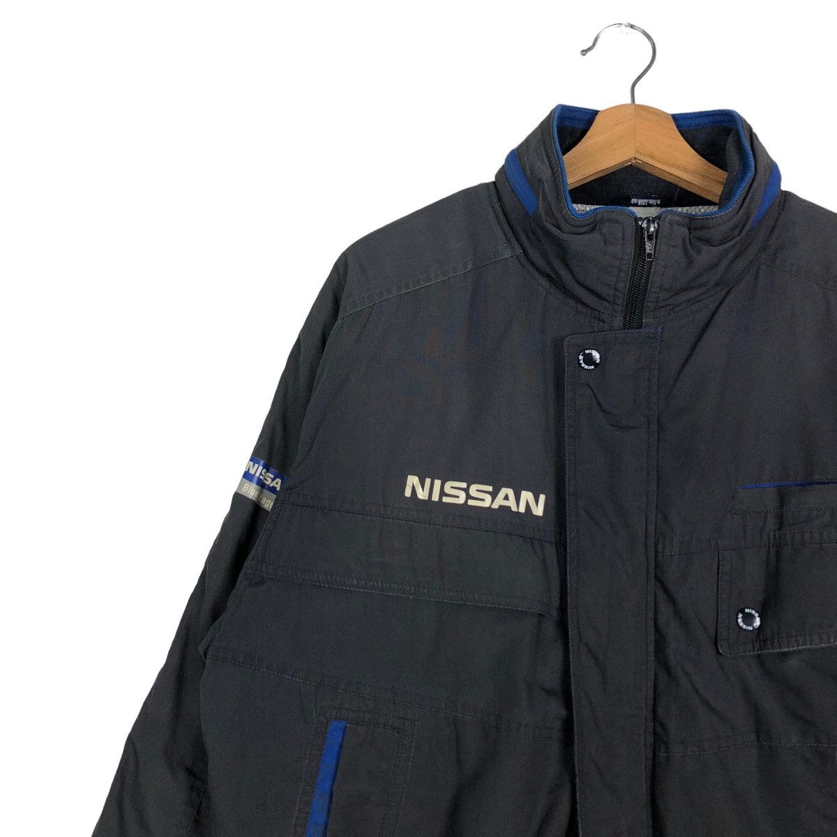 Japanese Brand 🔥Vintage Bomber Jacket Racing Nissan Big Logo Size US M / EU 48-50 / 2 - 7 Thumbnail