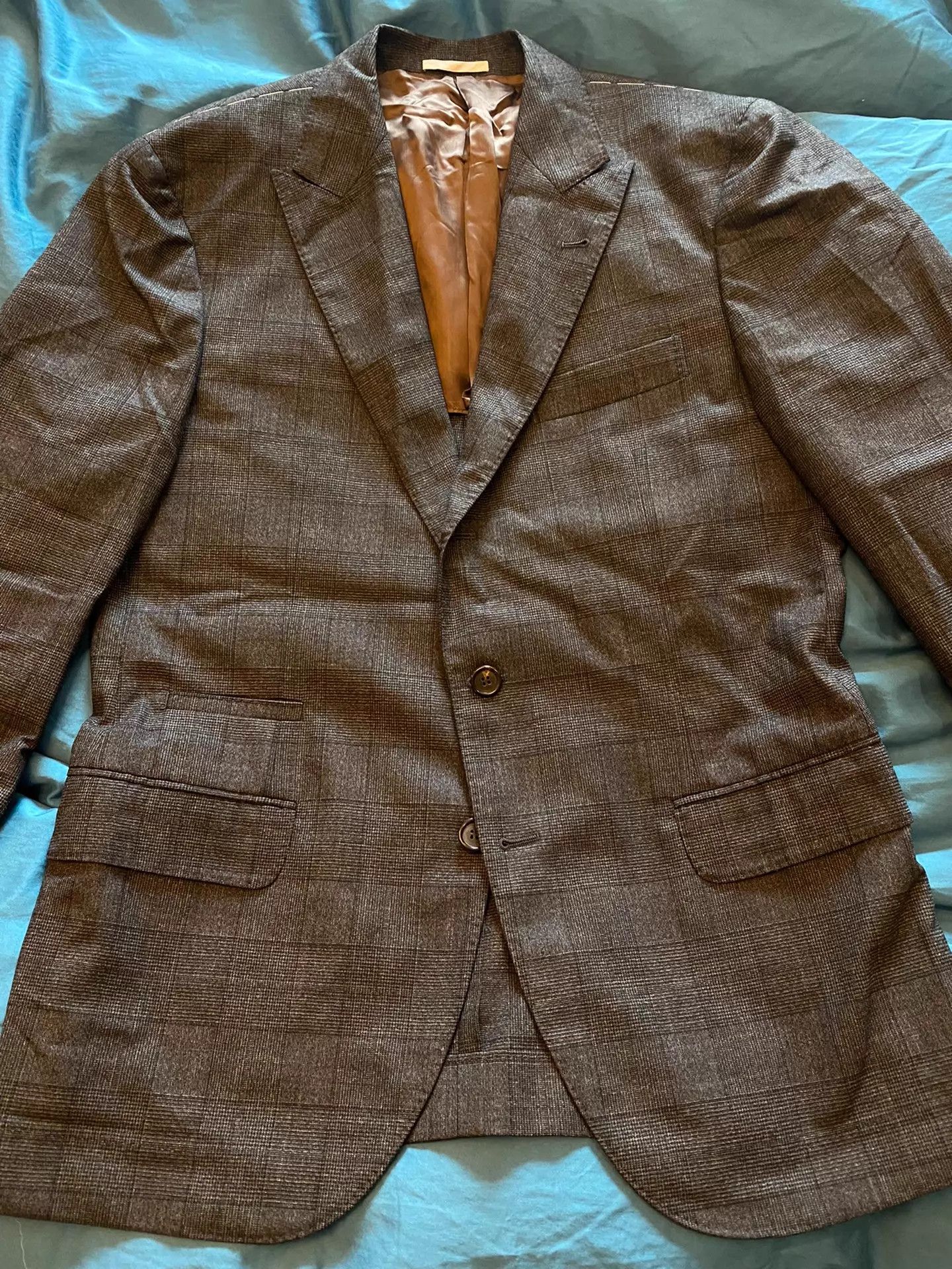 Brunello Cucinelli BRUNELLO CUCINELLI 99% Wool Blend BLAZER Italy New Size 50R - 3 Thumbnail