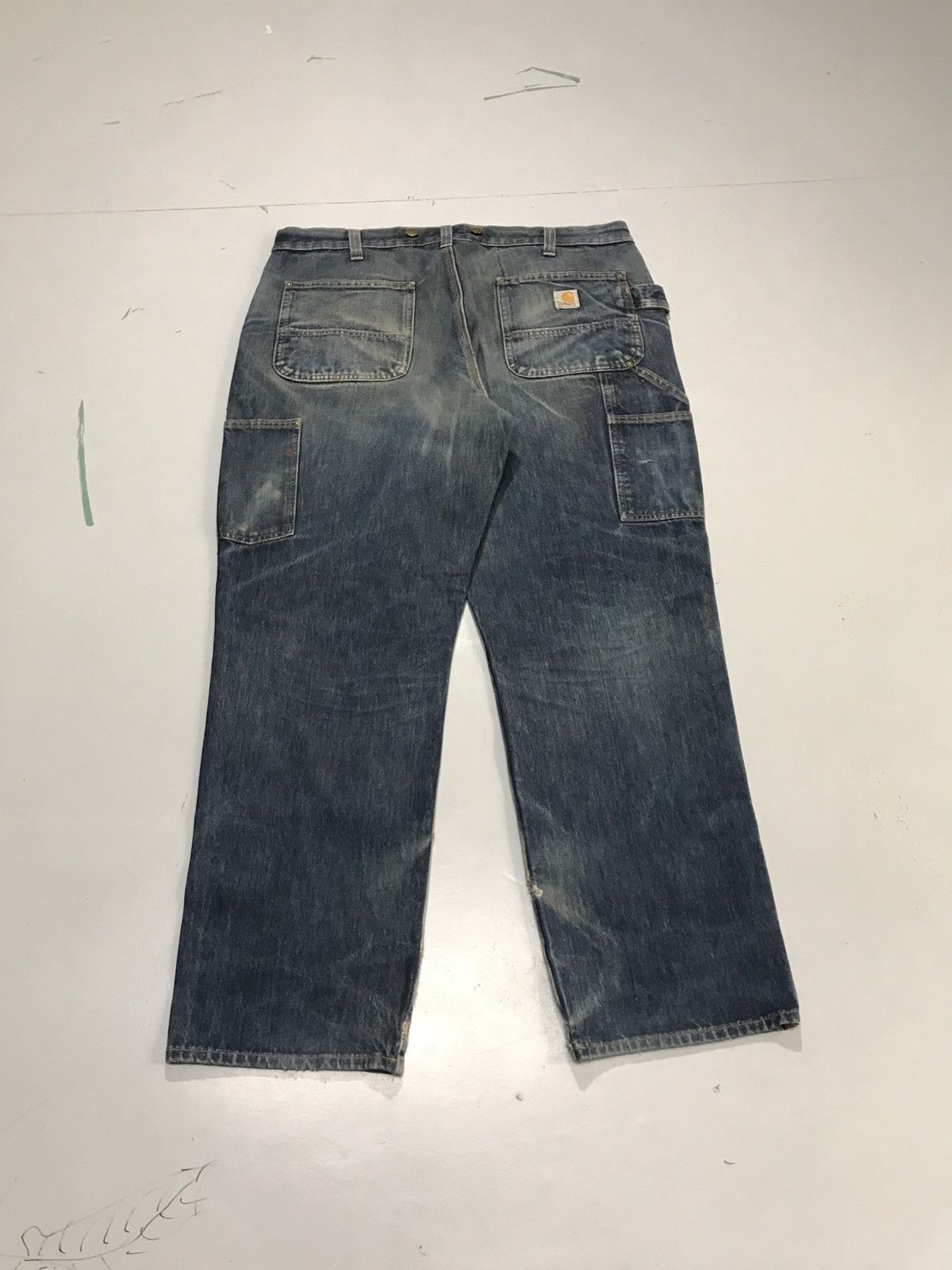Carhartt Vintage carhartt repaired double knee workwear denim Size US 38 / EU 54 - 2 Thumbnail