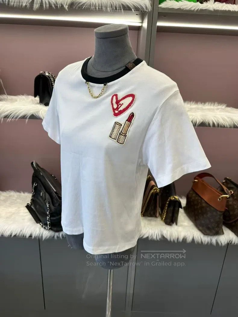 Louis Vuitton Louis Vuitton Valentine's Day Limited Embroidered White sh Size M / US 6-8 / IT 42-44 - 5 Thumbnail