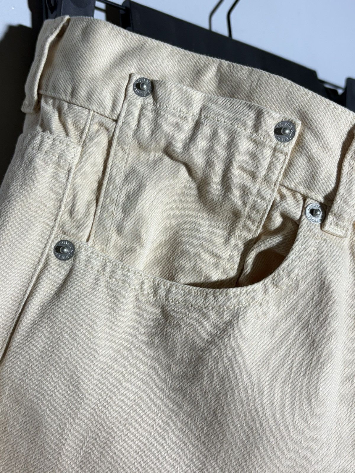 Dries Van Noten Dries Van Noten Straight Beige Denim Jeans Size US 29 - 11 Thumbnail