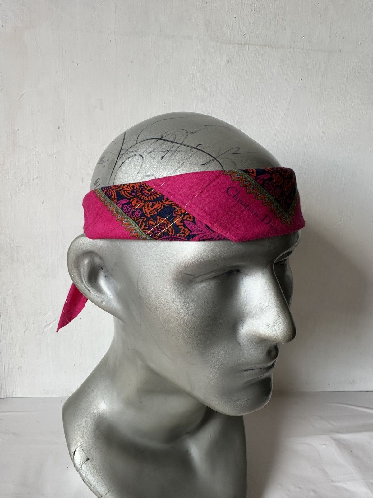 Vintage Vintage Christian Dior Handkerchief/ Neckerchief/ Bandana Size ONE SIZE - 17 Thumbnail