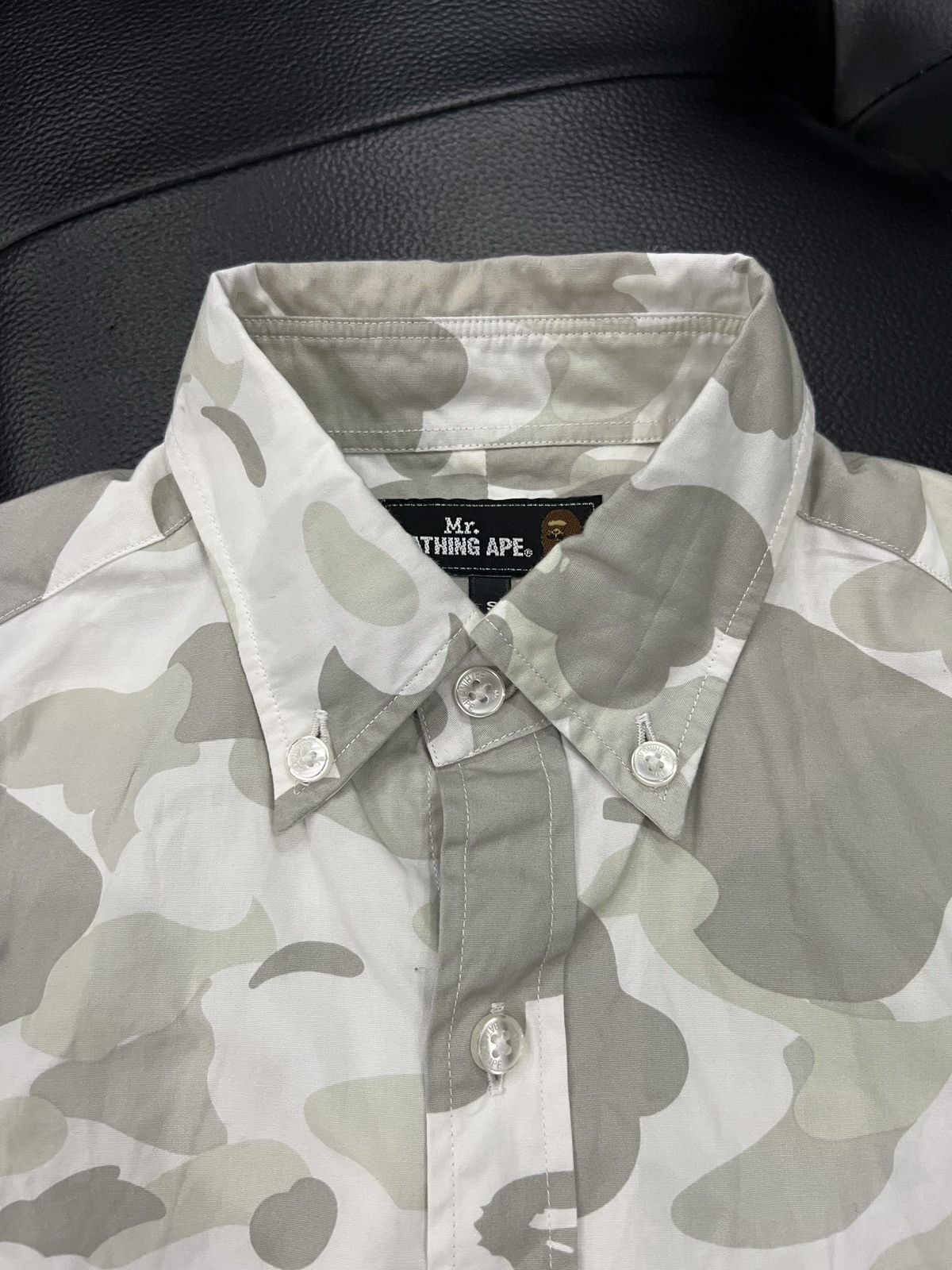 Bape Mr. Bathing Ape Camouflage Button Shirt Size US S / EU 44-46 / 1 - 6 Thumbnail