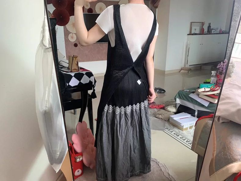 Issey Miyake issey miyake Black vest skirt 2506-Nextarrow Size M / US 6-8 / IT 42-44 - 7 Thumbnail