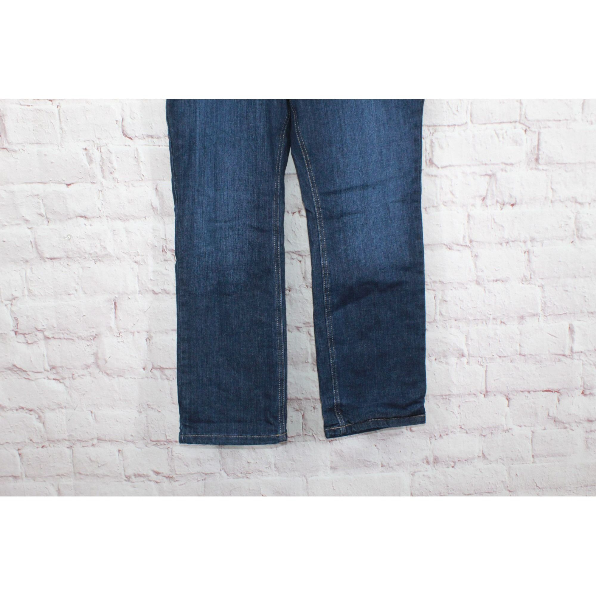 L.L. Bean LL Bean Women's Jeans Mid Rise Straight Leg Rinsed Size 34" / US 12 / IT 48 - 3 Thumbnail