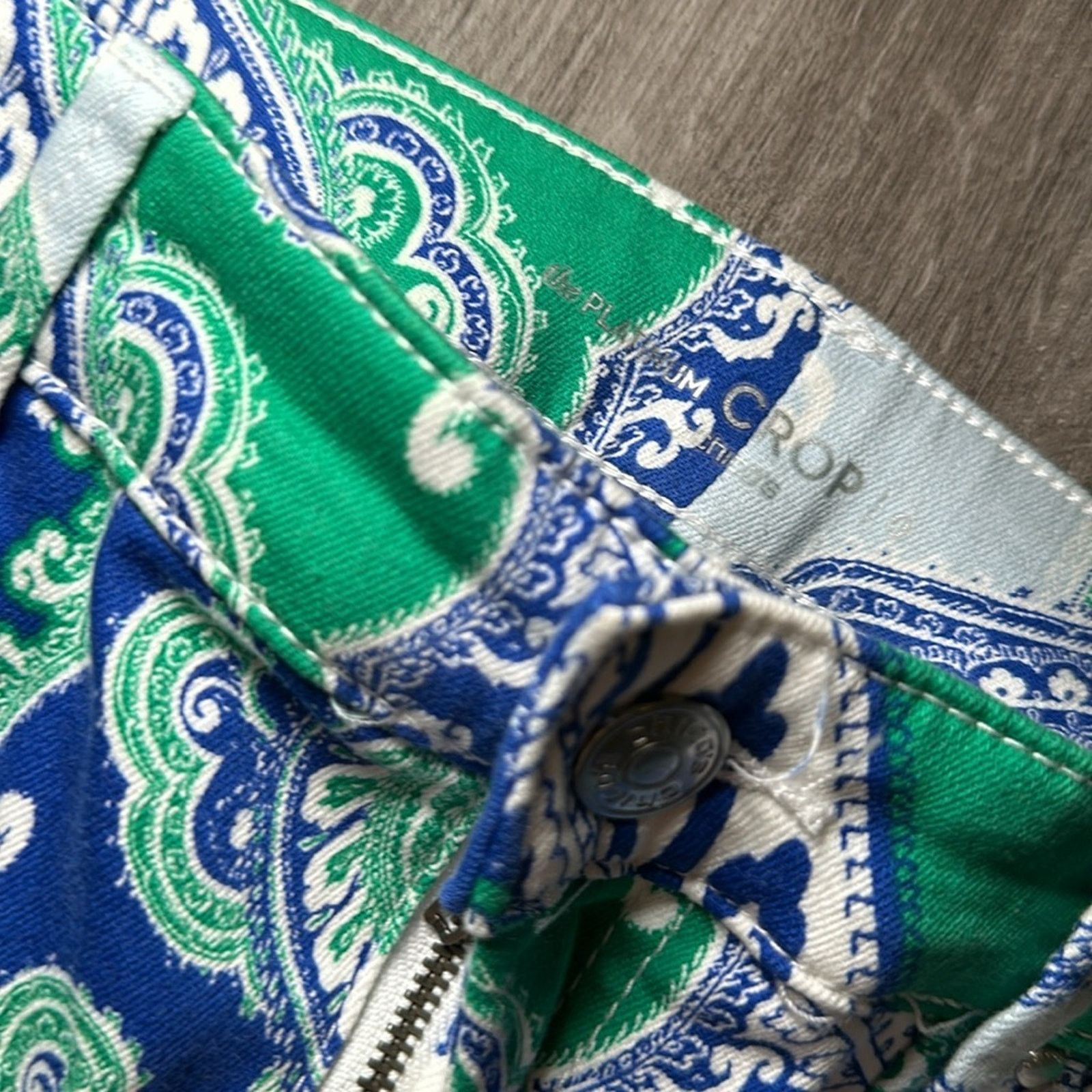 Chicos Chico’s The Platinum Crop Paisley Jeans - 0 Size 30" / US 8 / IT 44 - 6 Thumbnail