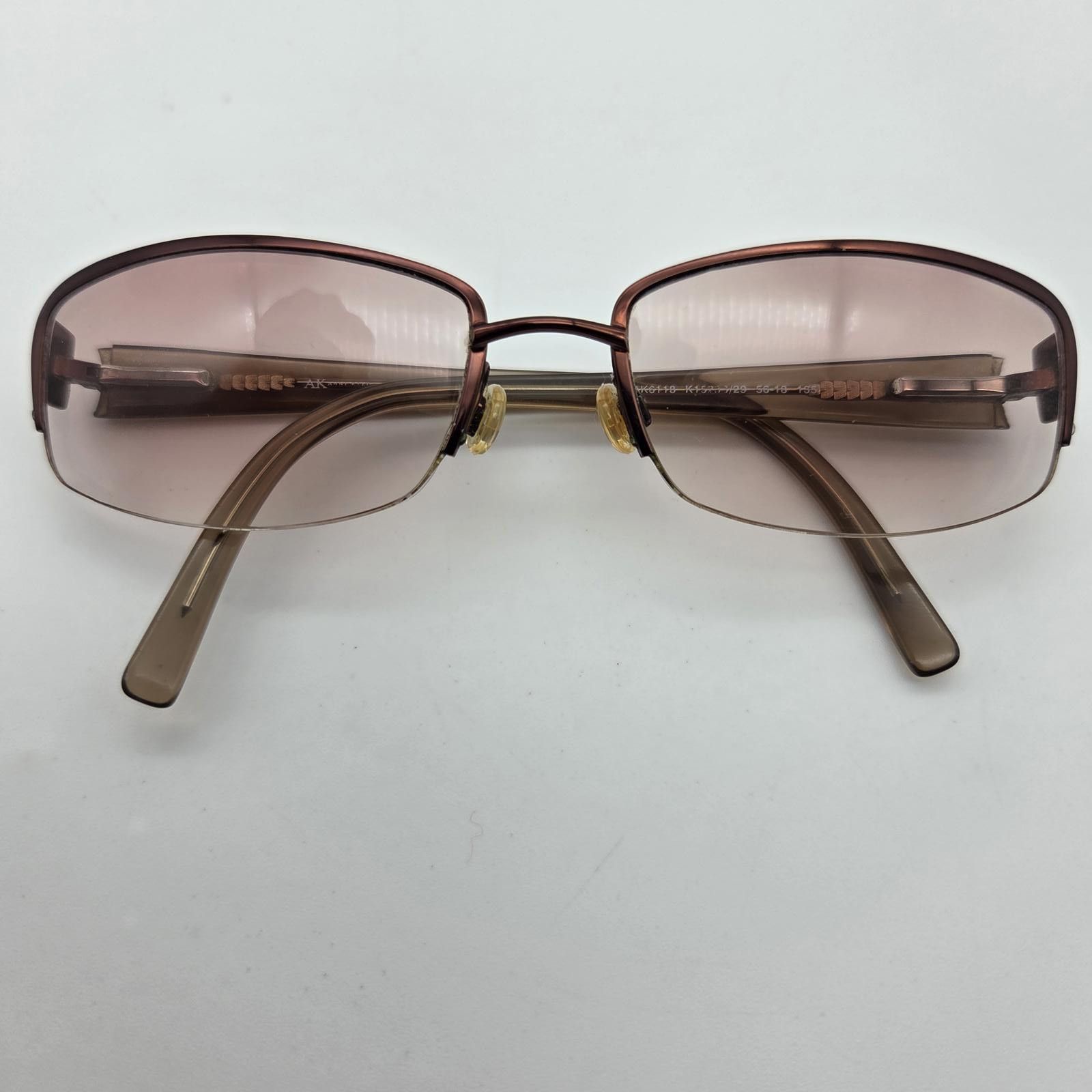Designer Anne Klein AK6118 Eyeglasses FRAMES ONLY Bronze 56-18-135 Size ONE SIZE - 1 Thumbnail