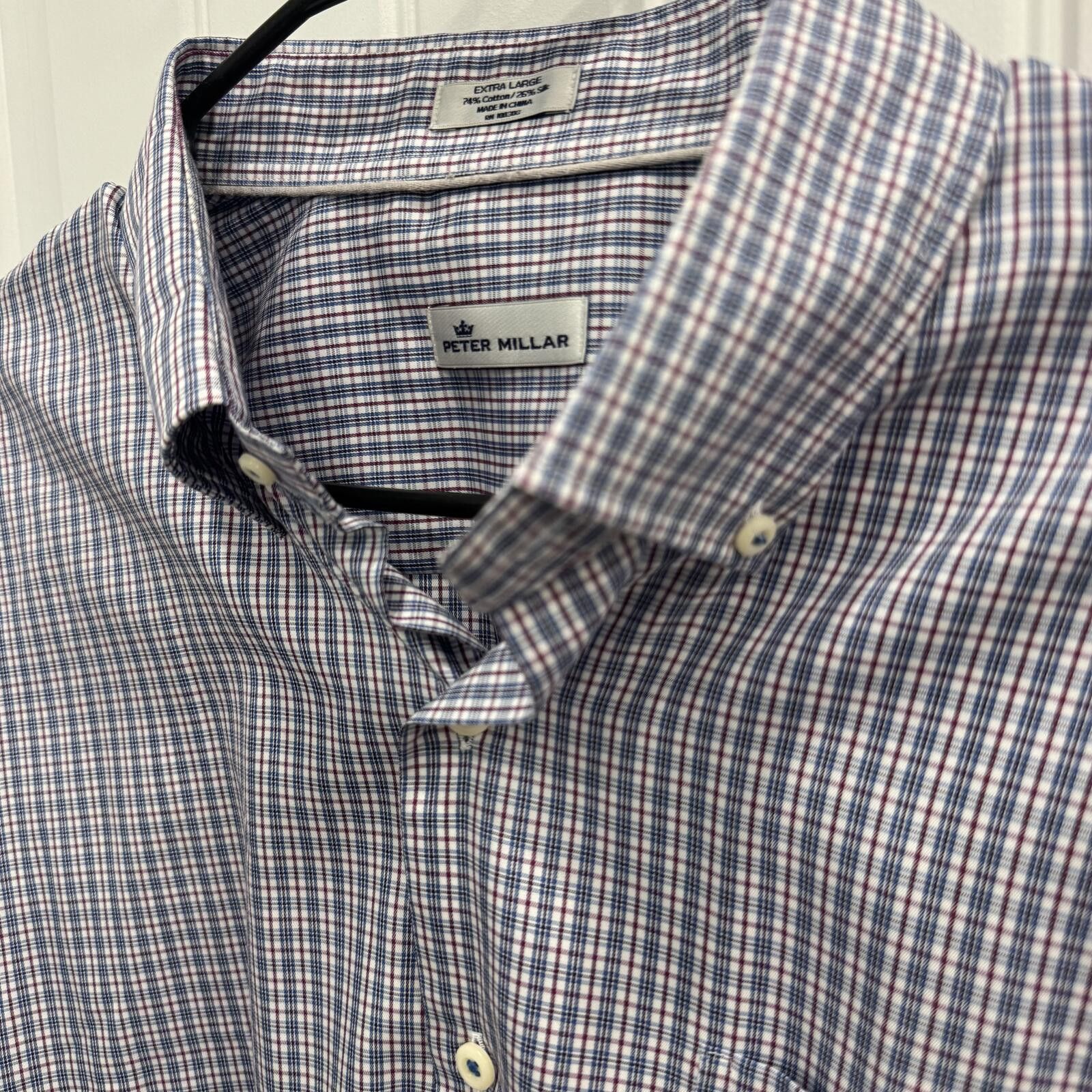 Peter Millar Peter Millar XL Cotton/Silk Blend Embroidered Shirt Size US XL / EU 56 / 4 - 3 Thumbnail