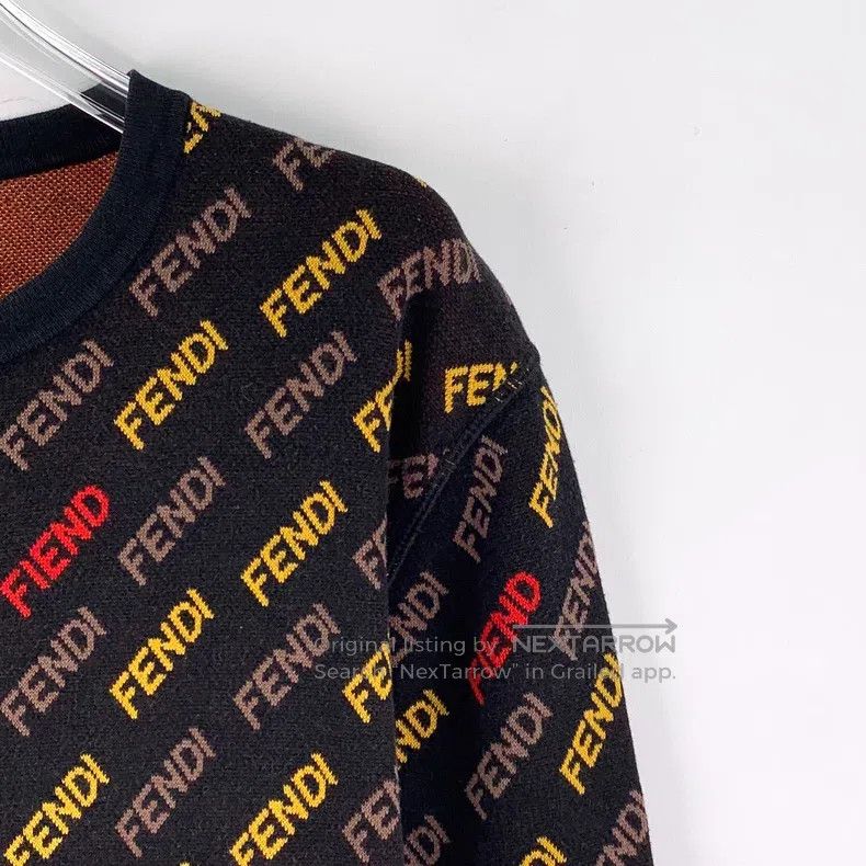 Fendi Fendi Black logo lettering bulletproof vest print, cotton Size US M / EU 48-50 / 2 - 3 Thumbnail